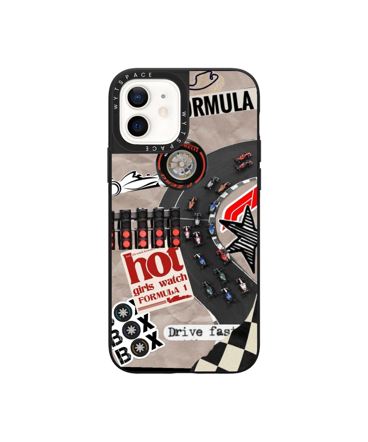 Pit Stop Chaos | F1 / Cars - Elite iPhone Case | Code: 426