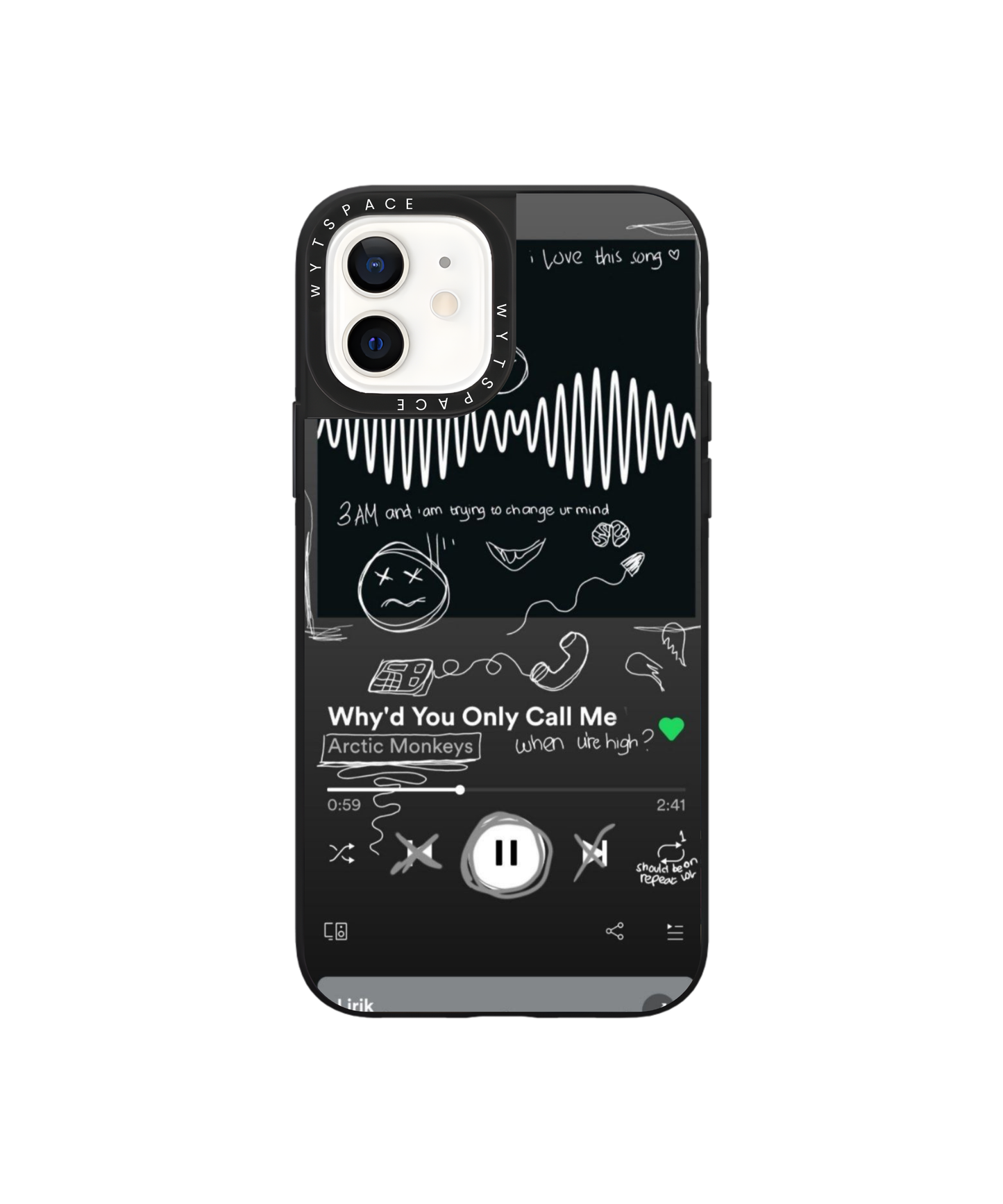 Line Play | Scribble - Elite iPhone Case Cover | Code: 303
