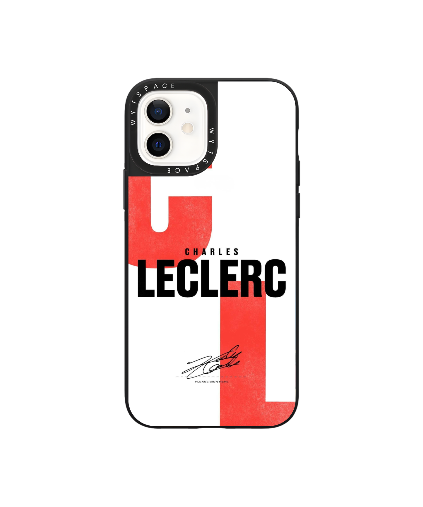 Leclerc Signature | F1 / Cars - Elite iPhone Case | Code: 438