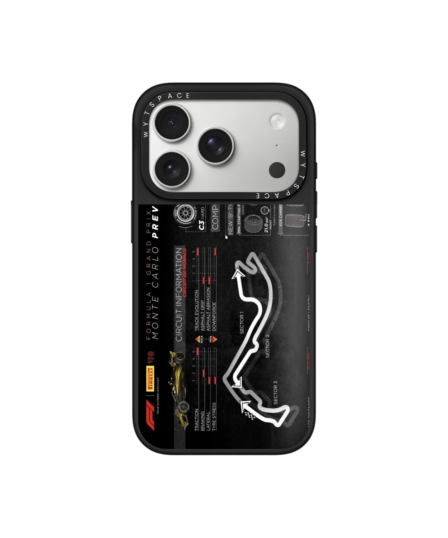 Pit Lane Circuit | F1 / Cars - Elite iPhone Case | Code: 425
