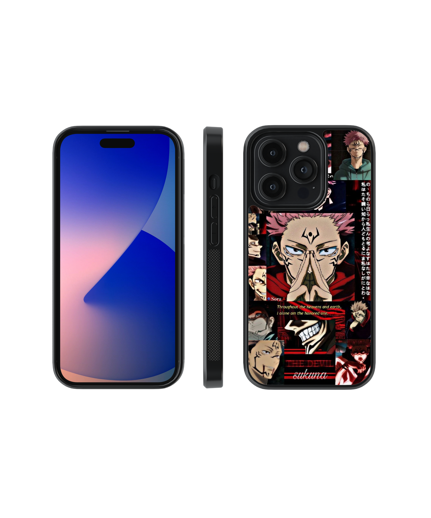 Cursed Gesture | Jujutsu Kaisen - Glass Case Cover | Code: 191