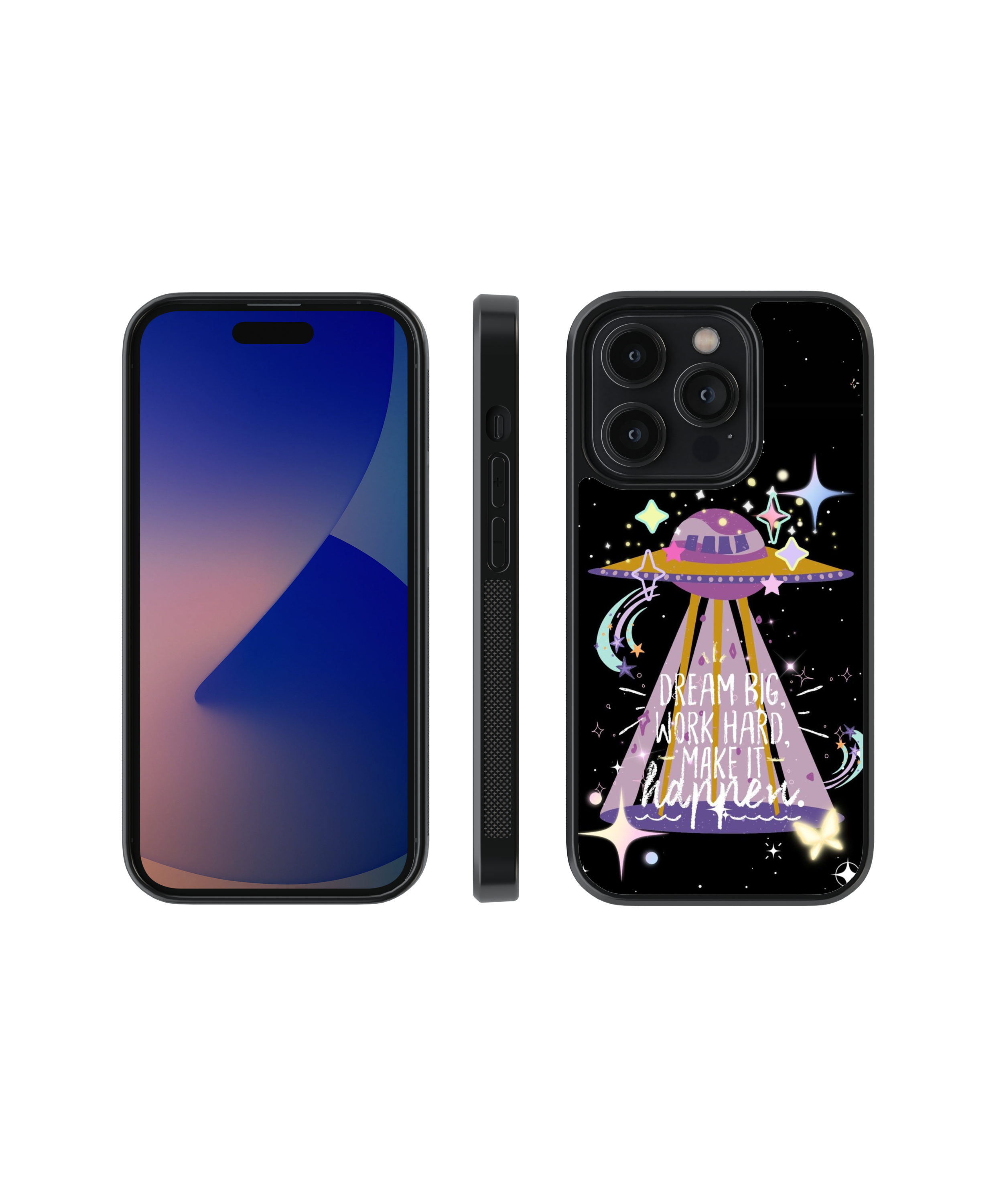 Outline Edge | Scribble - Glass Case Cover | Code: 310