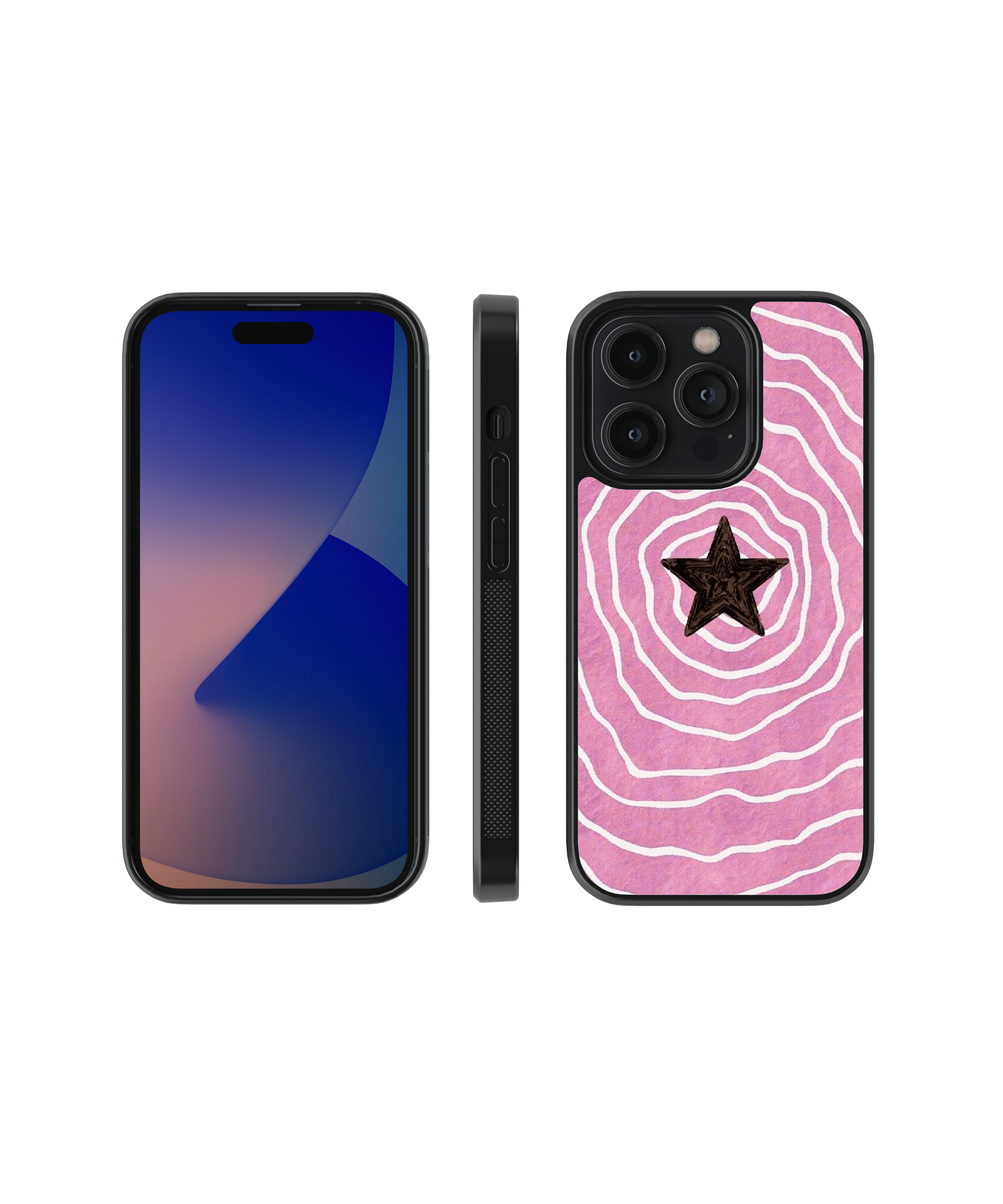 Starry Wave | Pinteresty Glass Case Cover | Code: 280