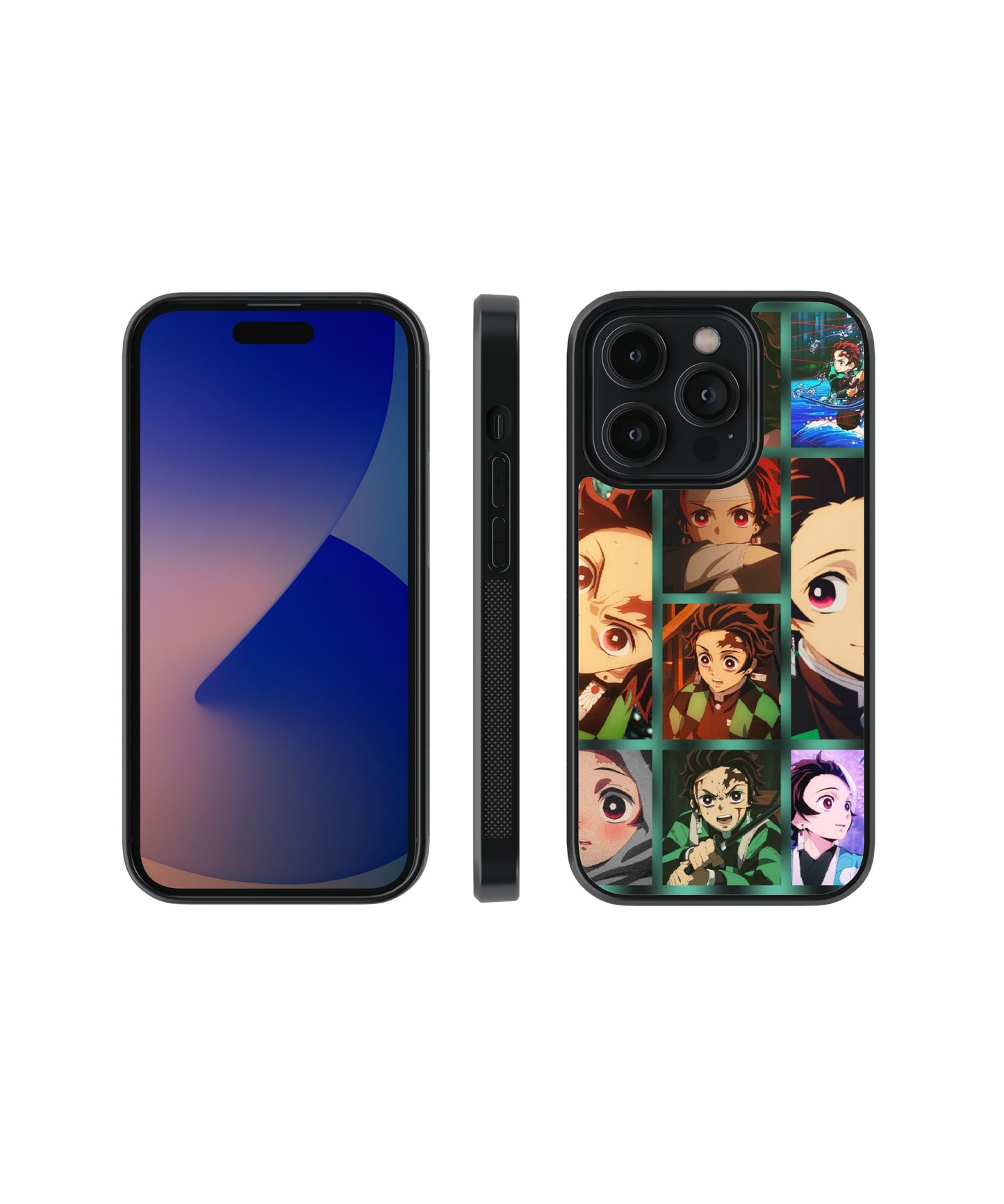 Tanjiro Montage | Demon Slayer - Glass Case Cover | Code: 224