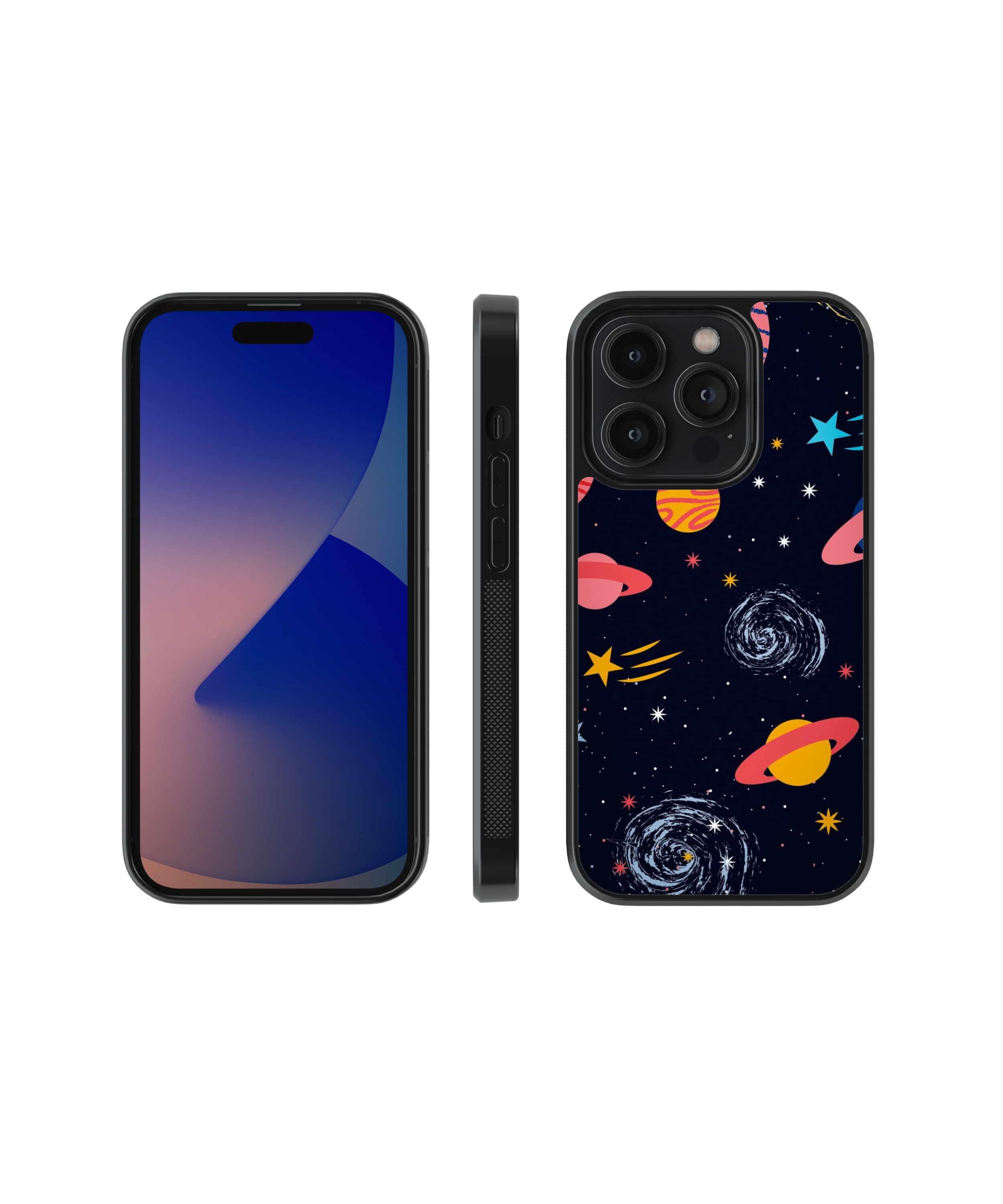 Freehand Space | Scribble - Glass Case Cover | Code: 307