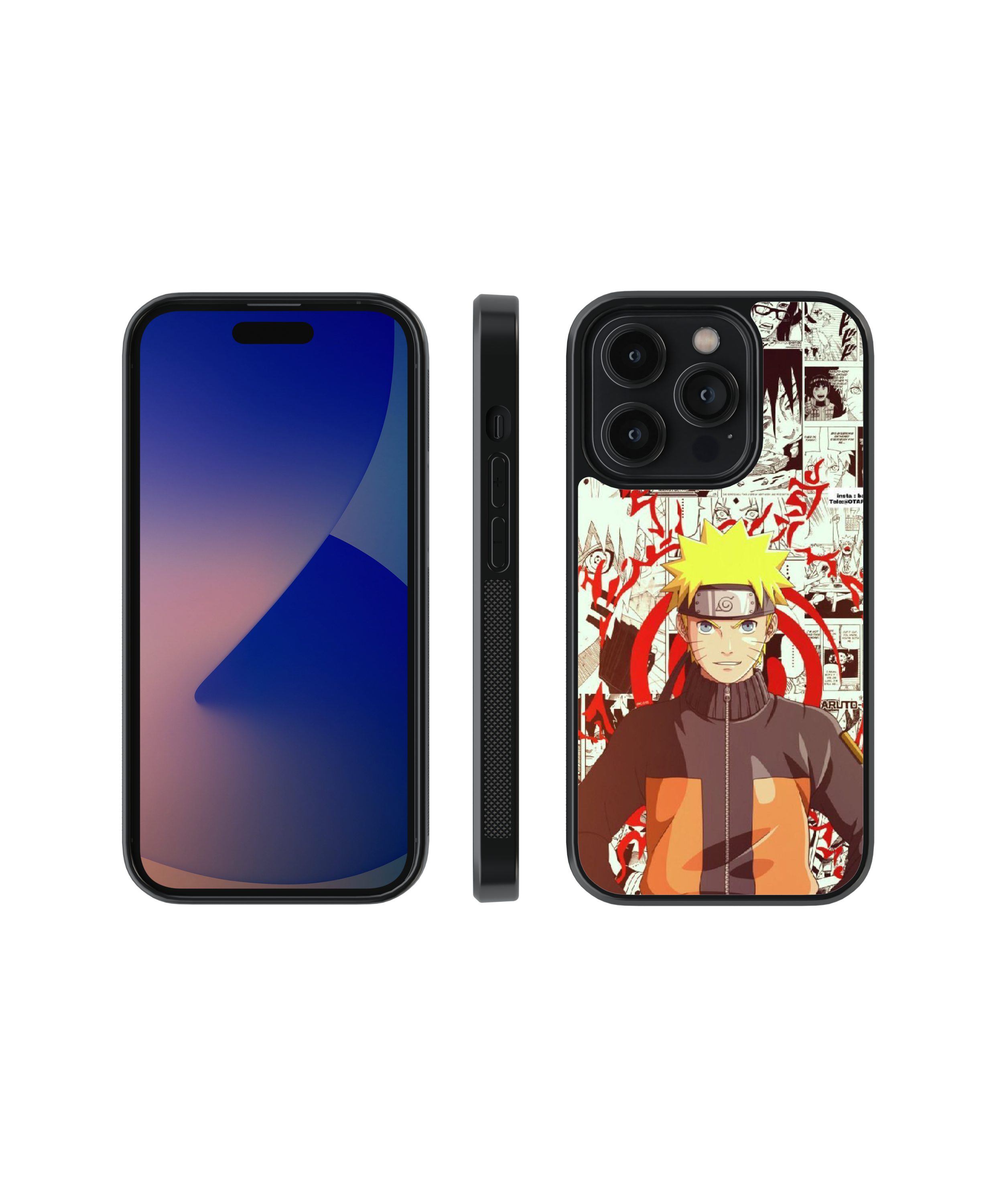Hokage Vision | Naruto - Glass Case Cover | Code: 132