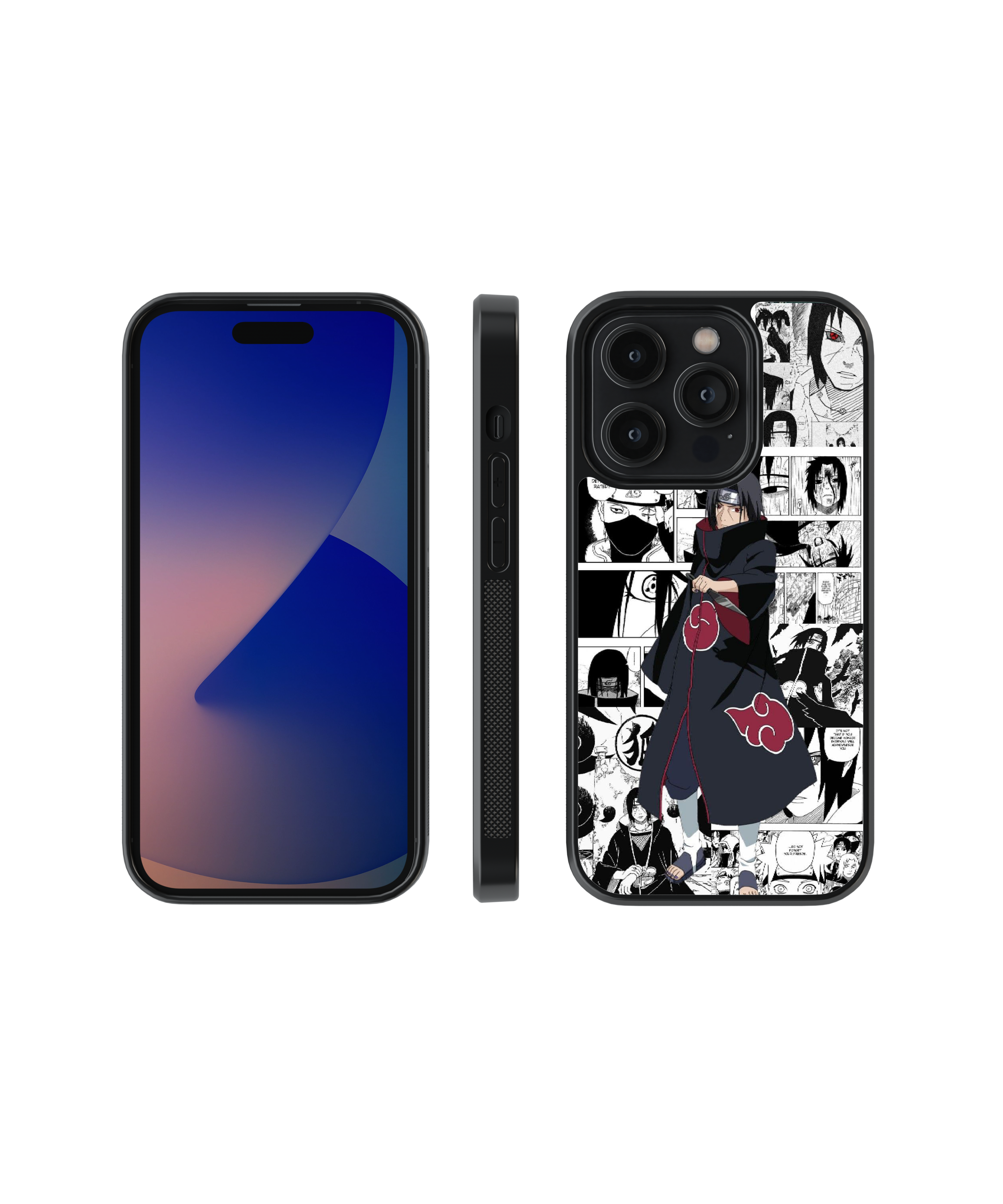 Itachi's Arsenal | Naruto - Glass Case Cover | Code: 141