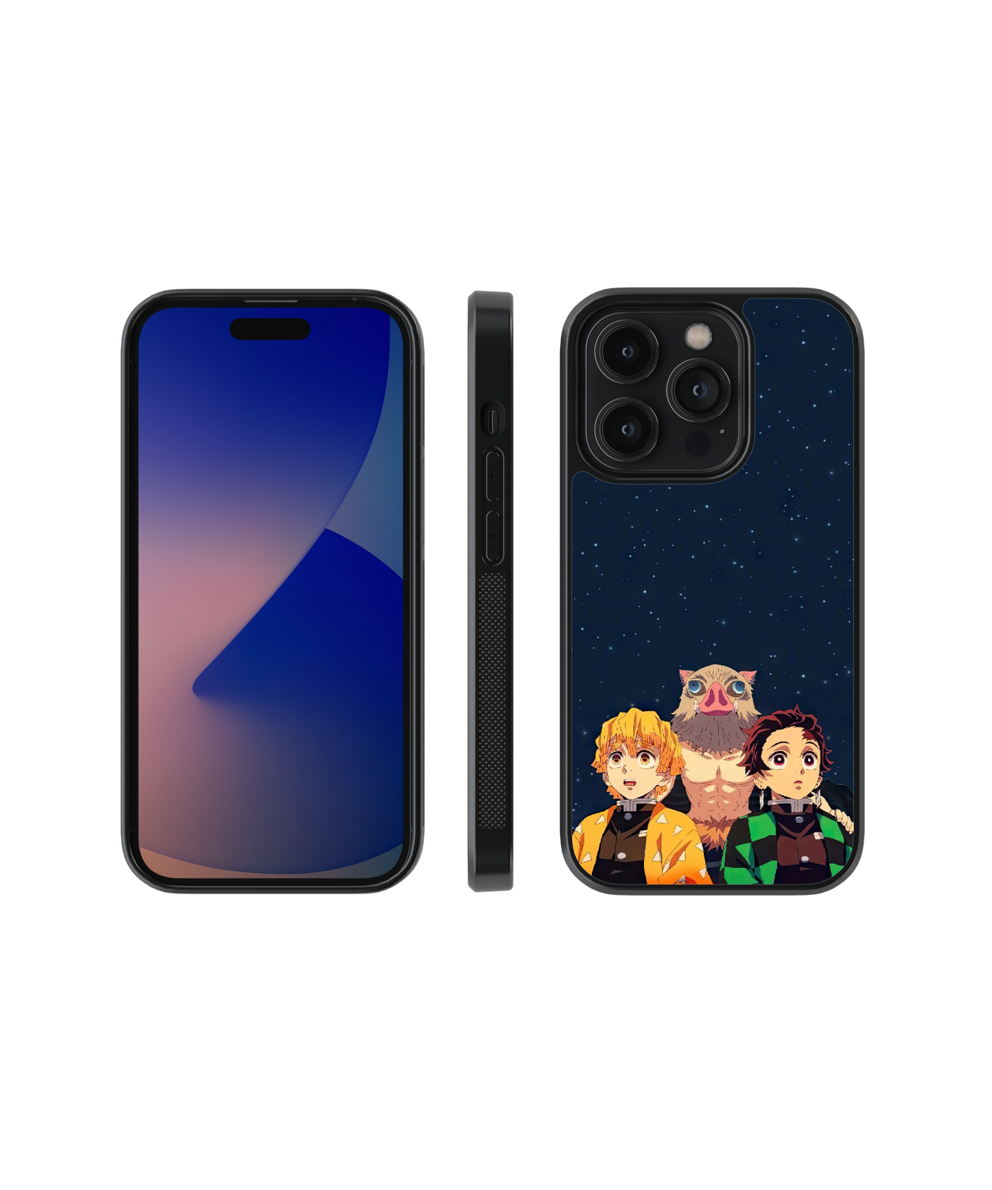 Trio Unleashed | Demon Slayer - Glass Case Cover | Code: 228