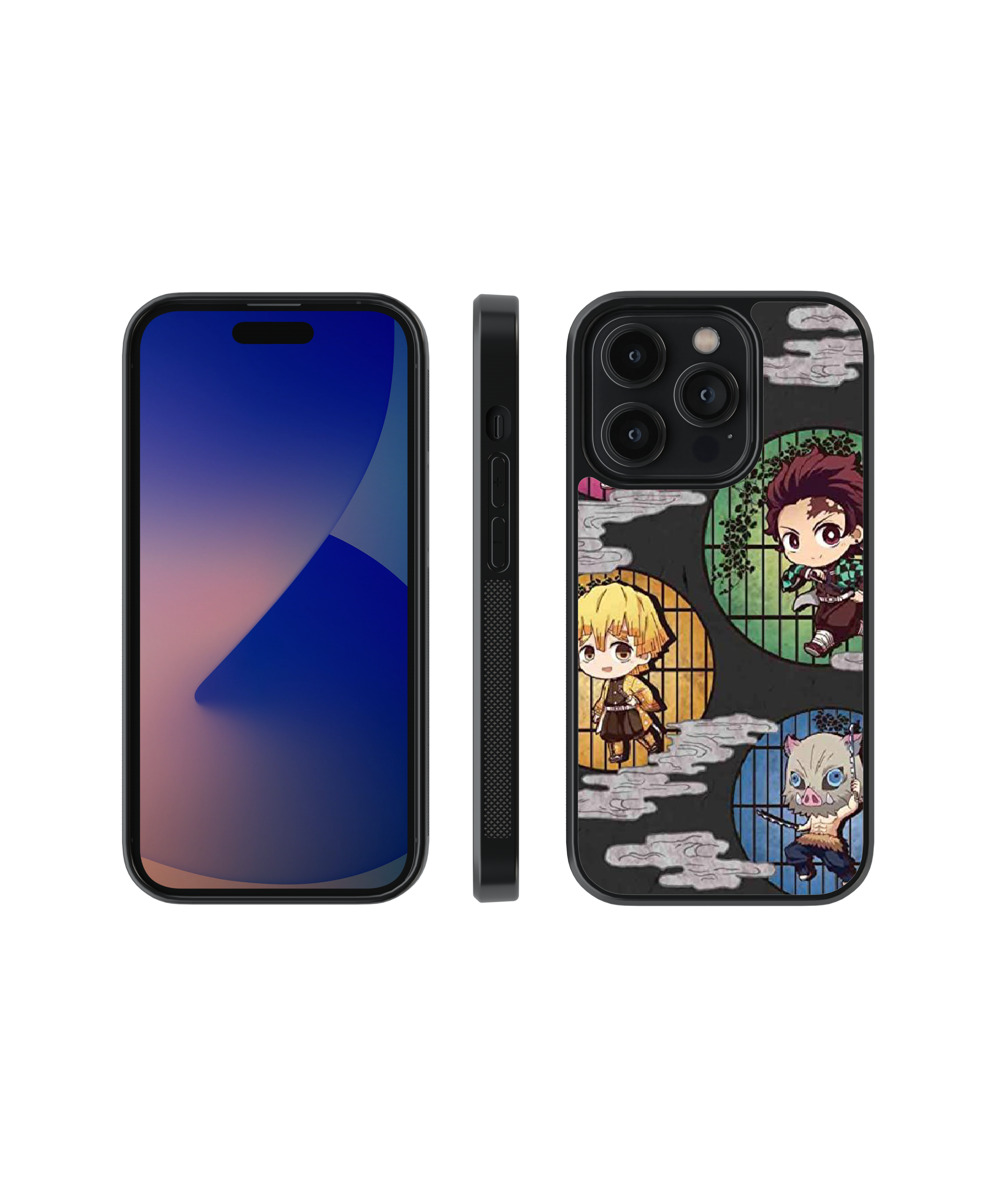Childhood Squad | Demon Slayer - Glass Case Cover | Code: 234