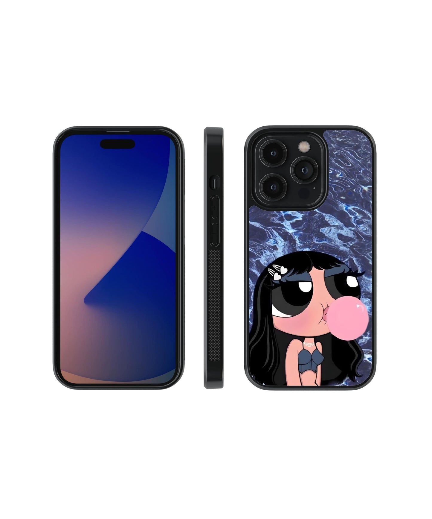 Bubbles Baddie | Y2k - Glass Case Cover | Code: 011