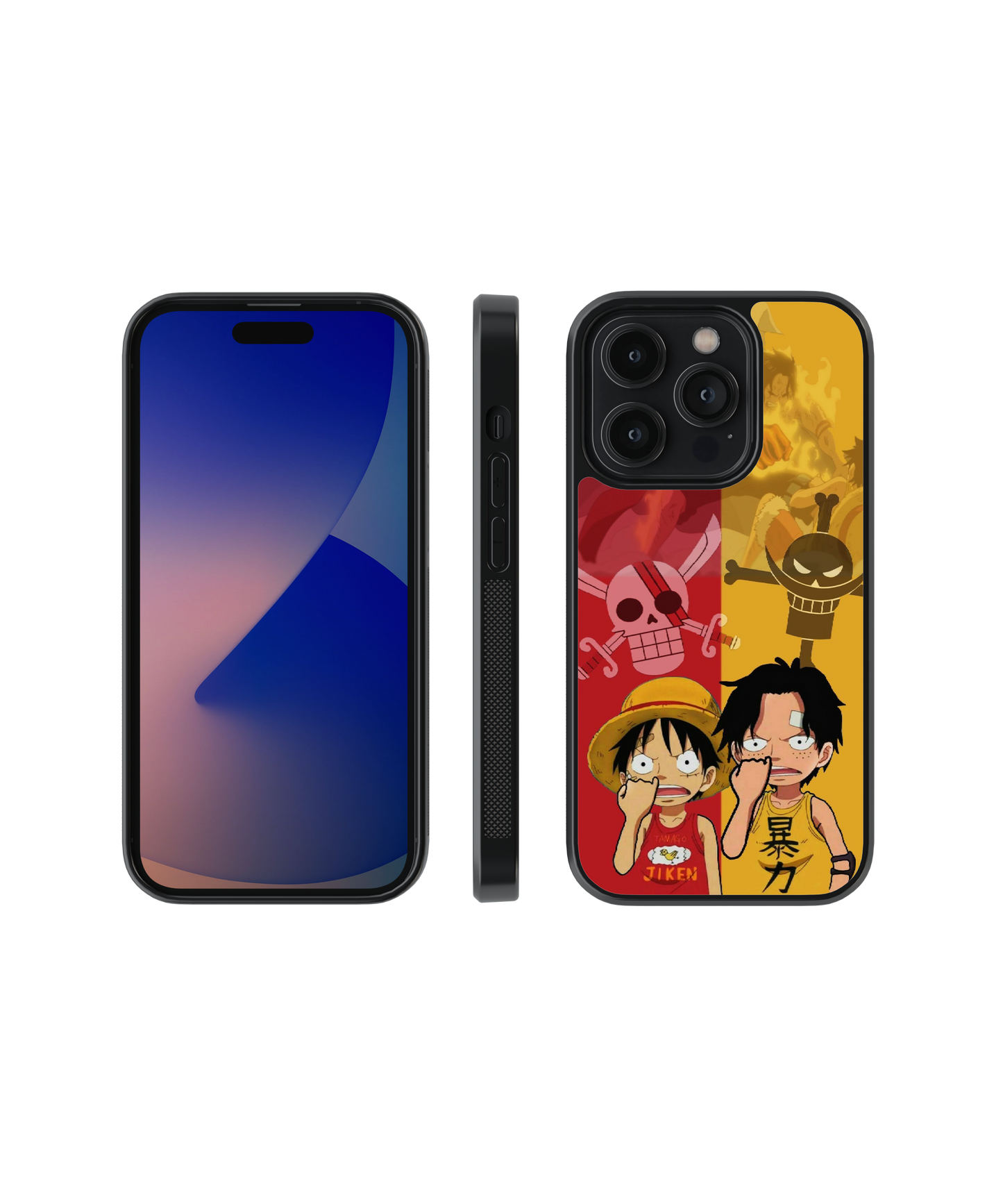 Playful Pirates | One Piece - Glass Case Cover | Code: 149