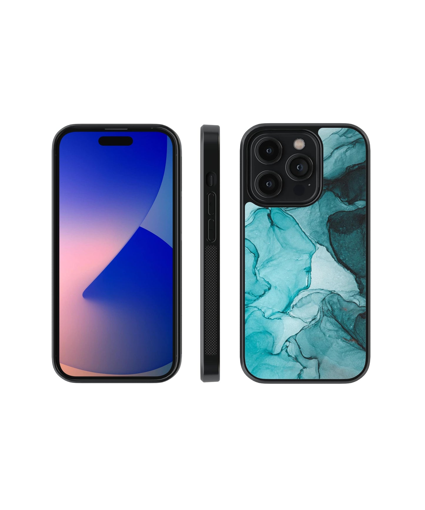 Blue Ocean | Marble - Glass Case Cover | Code: 071