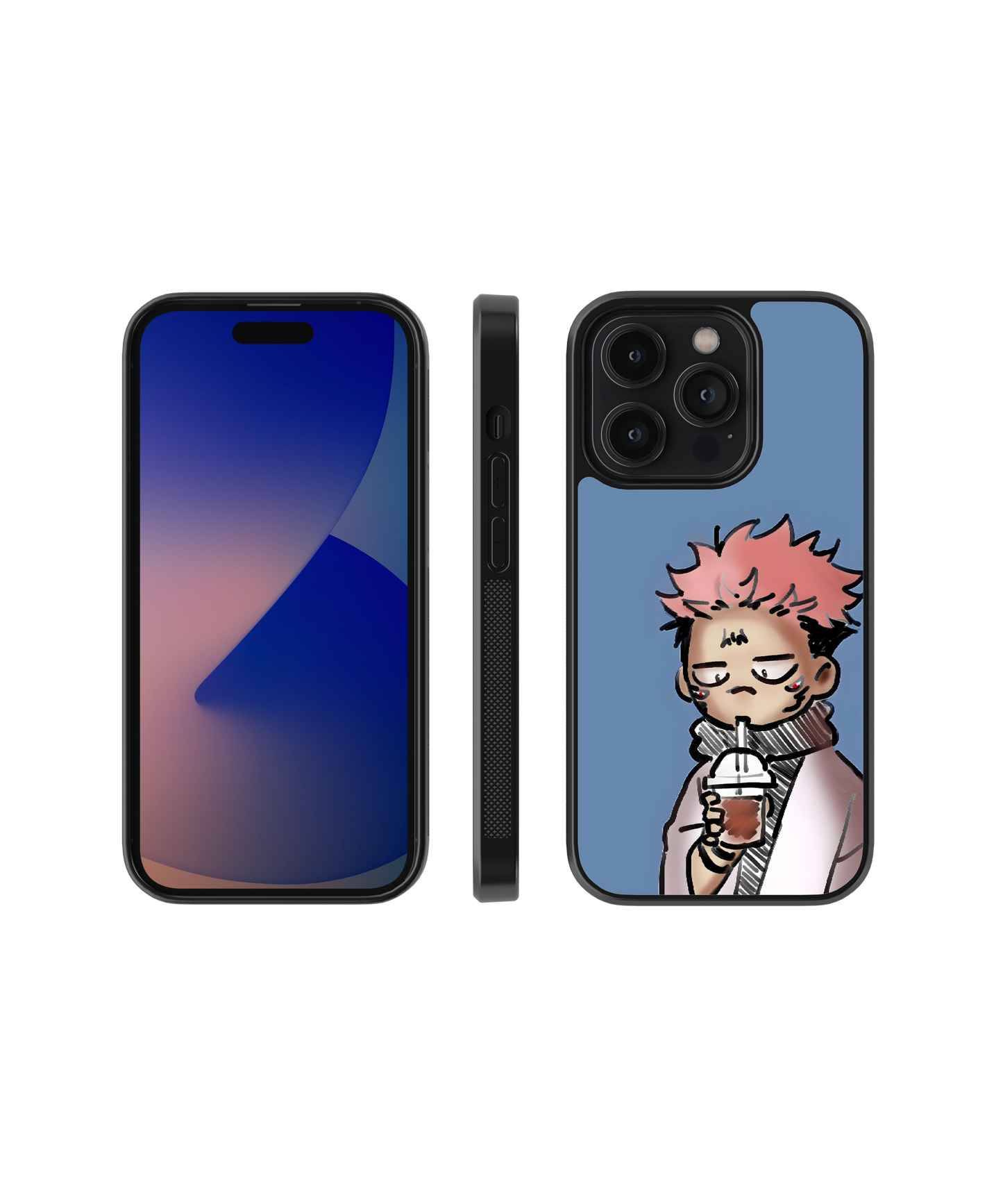 Coffee Encounter | Jujutsu Kaisen - Glass Case Cover | Code: 200