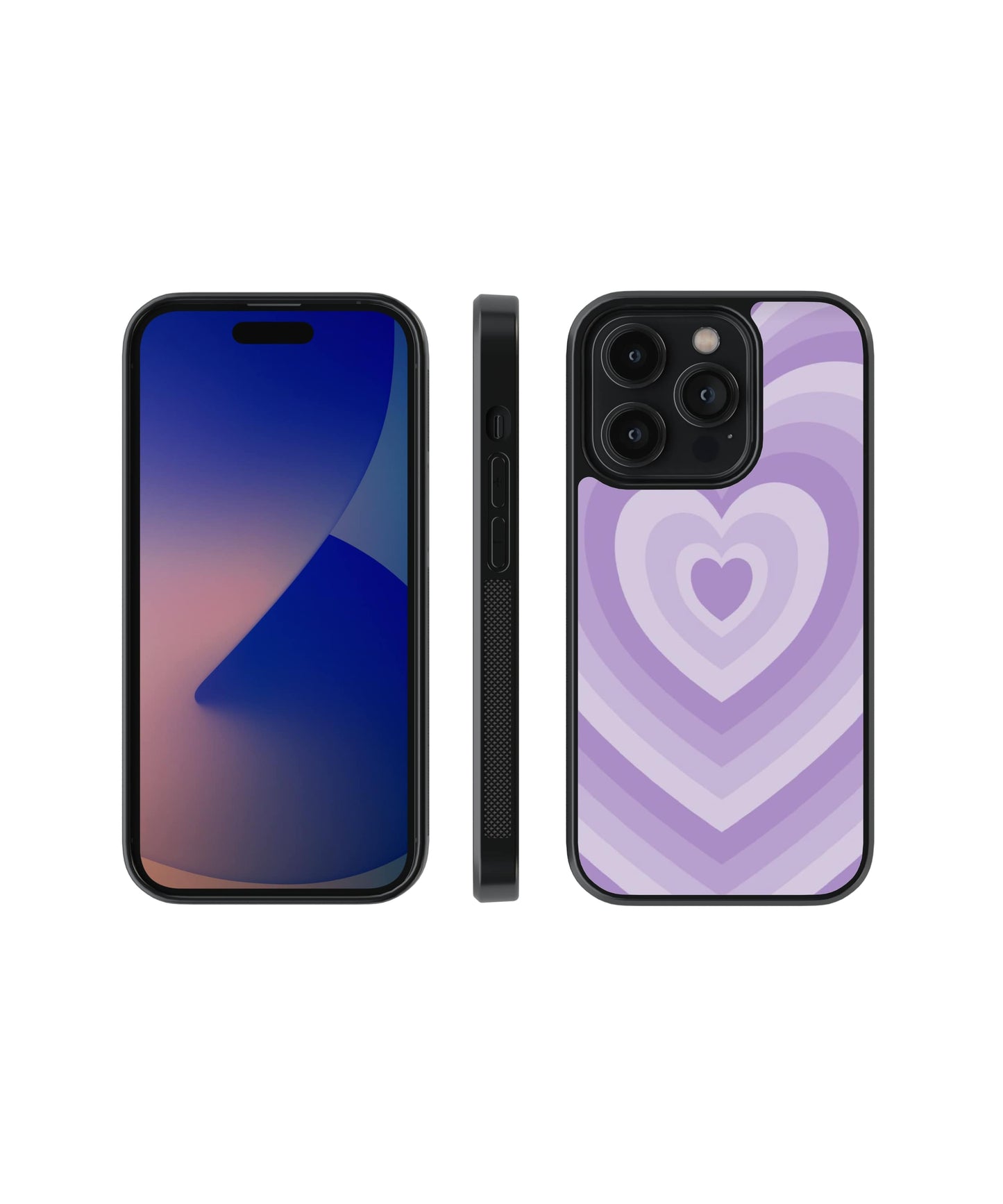 Harmony | Hearts - Glass Case Cover | Code: 049