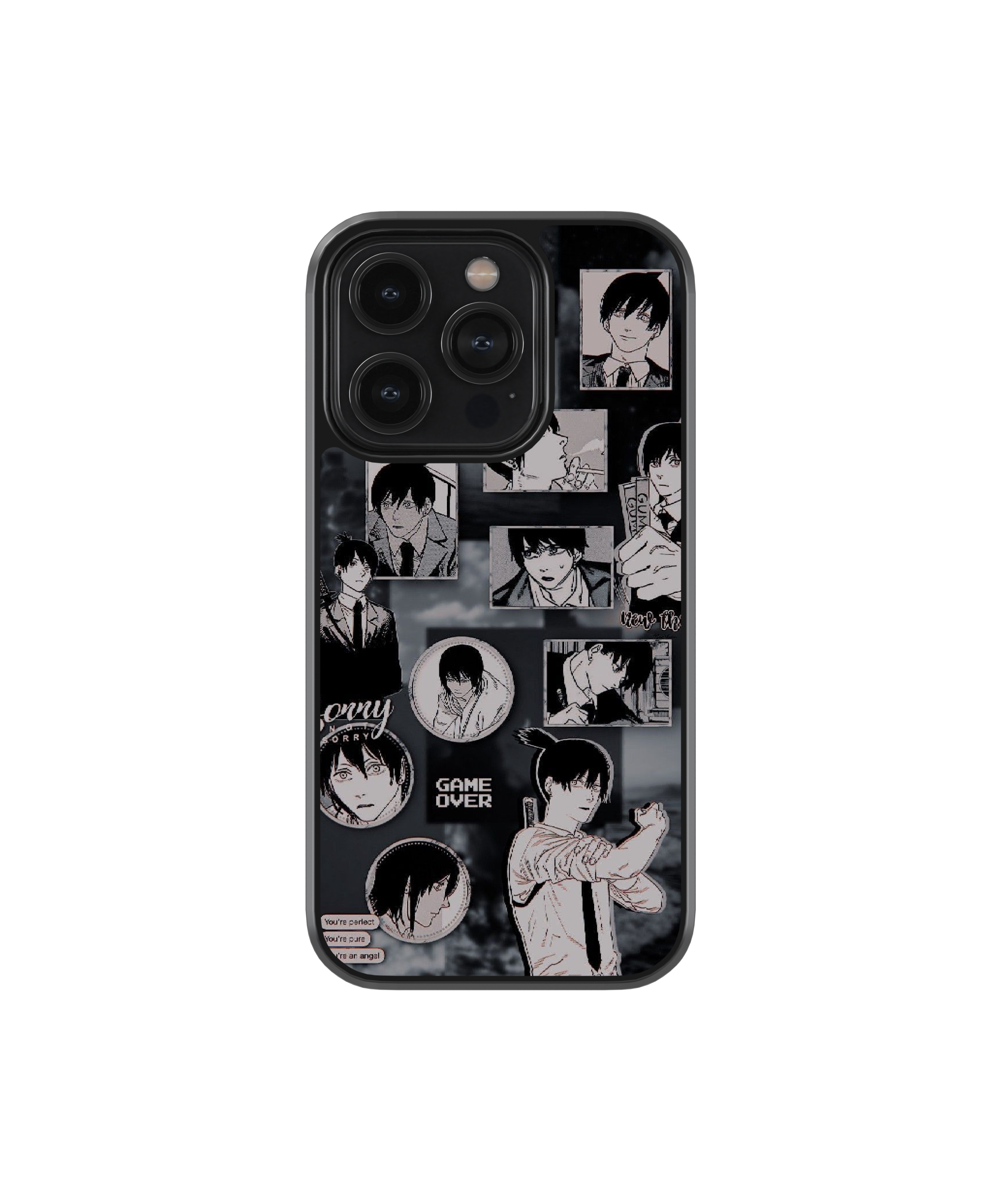 Aki's Chainsaw | Chainsaw man - Glass Case Cover | Code: 244