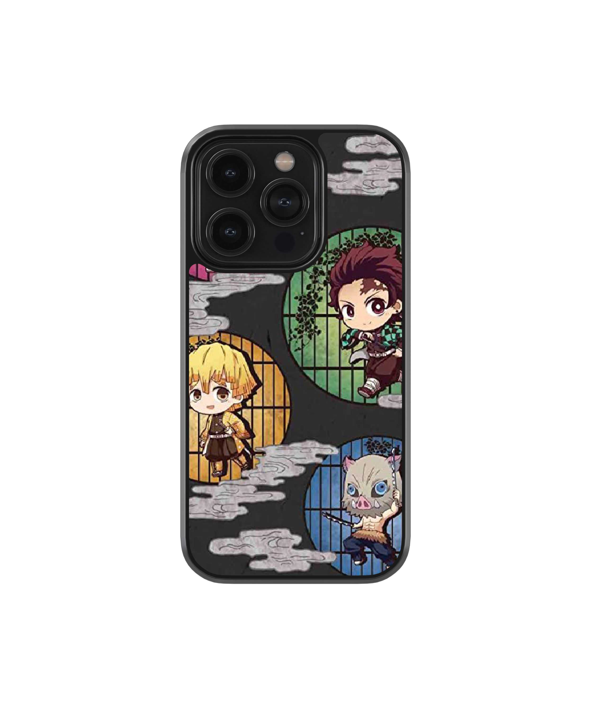 Childhood Squad | Demon Slayer - Glass Case Cover | Code: 234