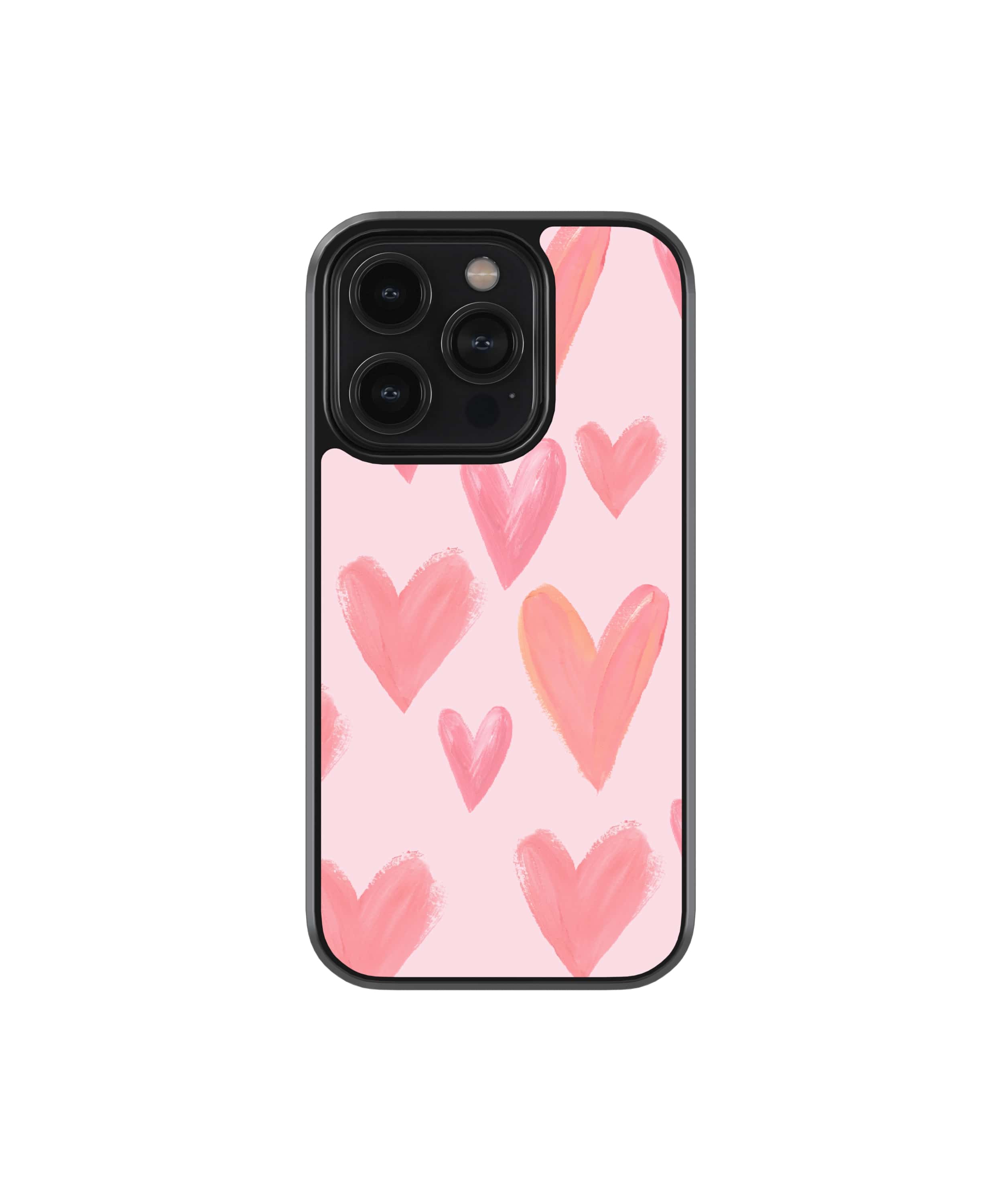 Amore | Hearts - Glass Case Cover | Code: 033