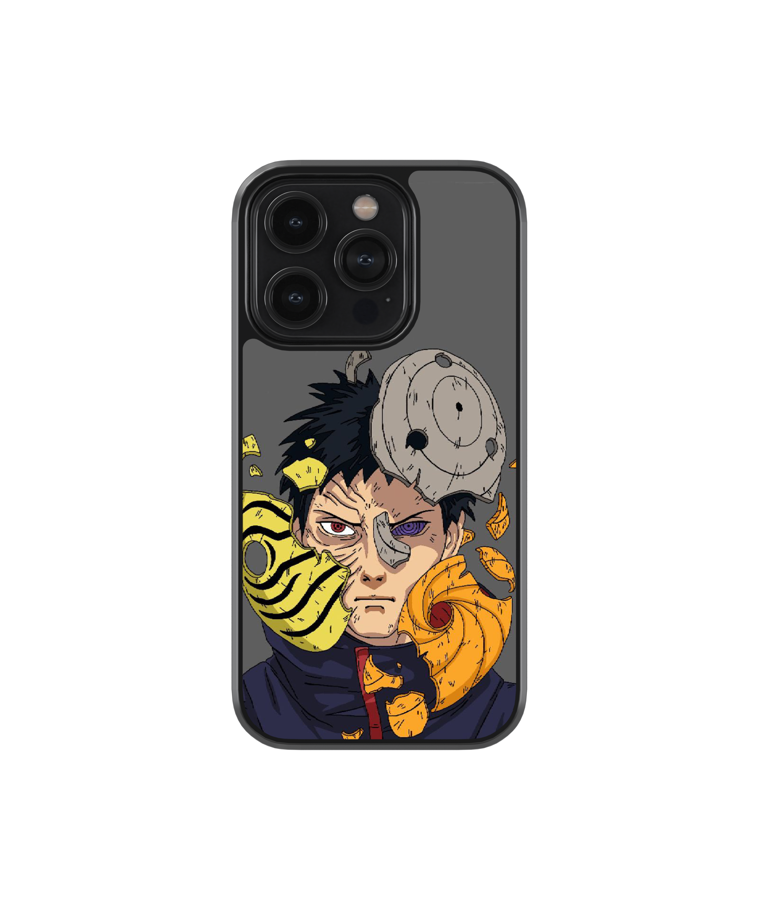 Unmasked Obito | Naruto - Glass Case Cover | Code: 134