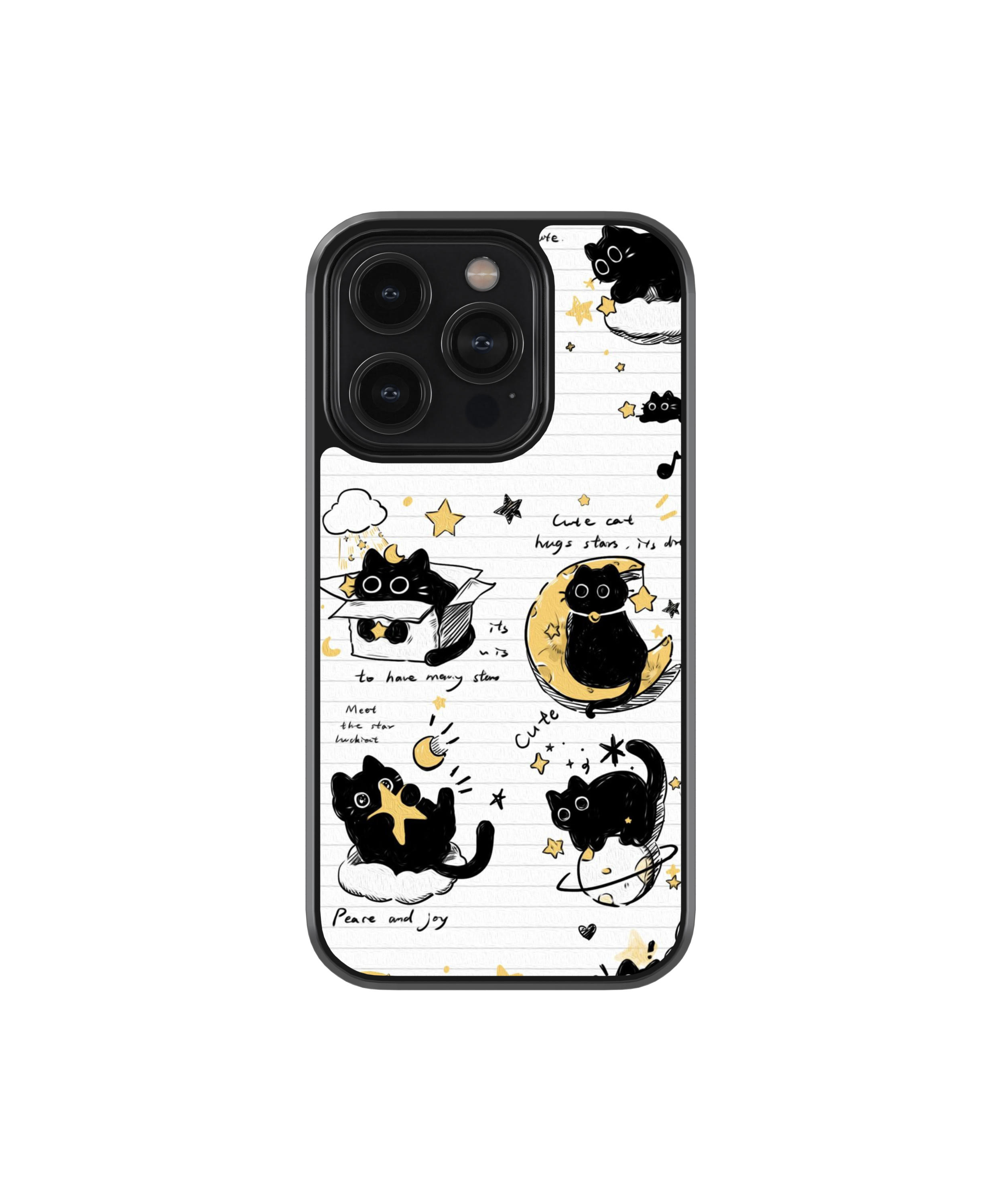 Minimal Strokes | Scribble - Glass Case Cover | Code: 311