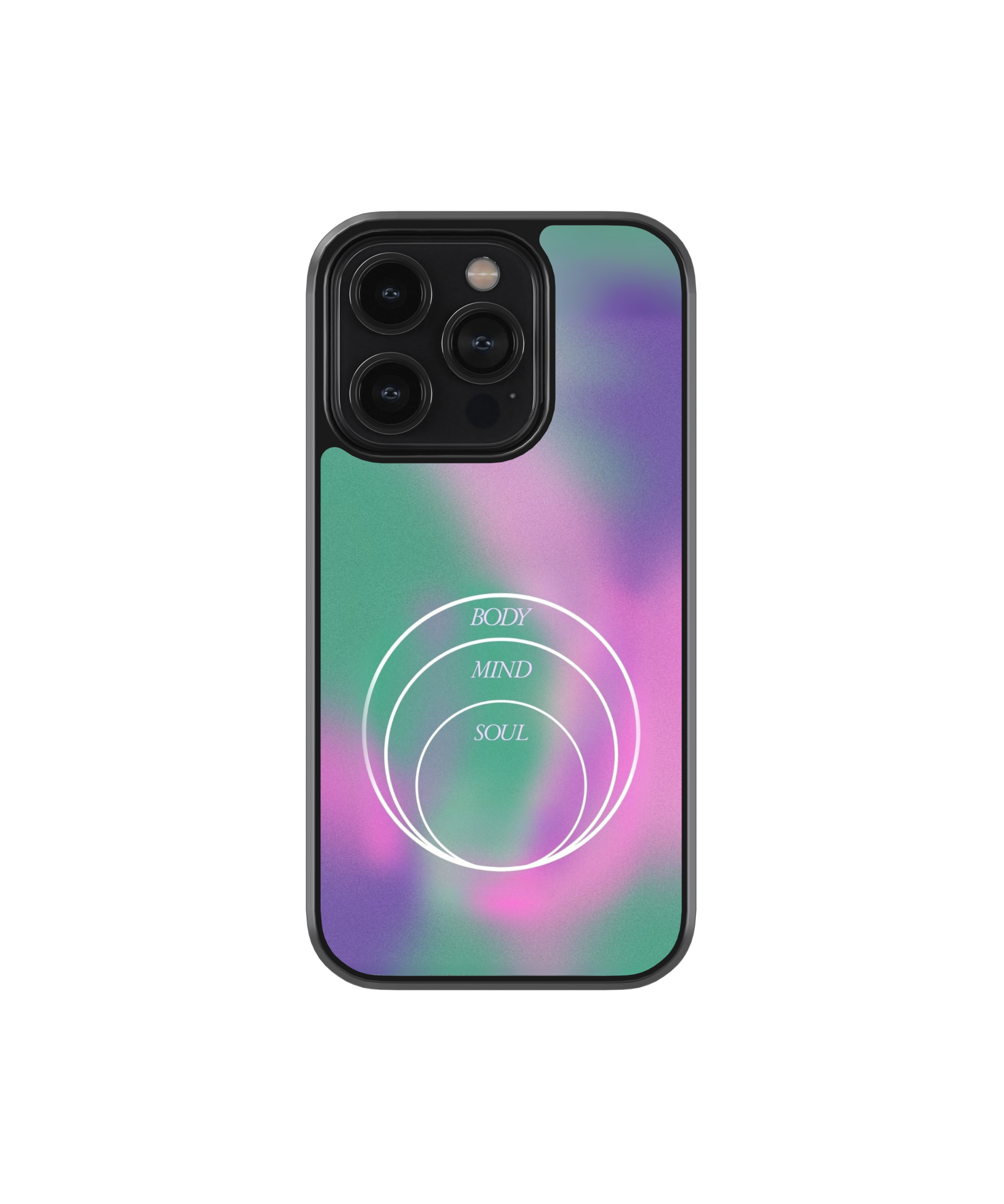 Body Mind Soul | Aura - Glass Case Cover | Code: 361