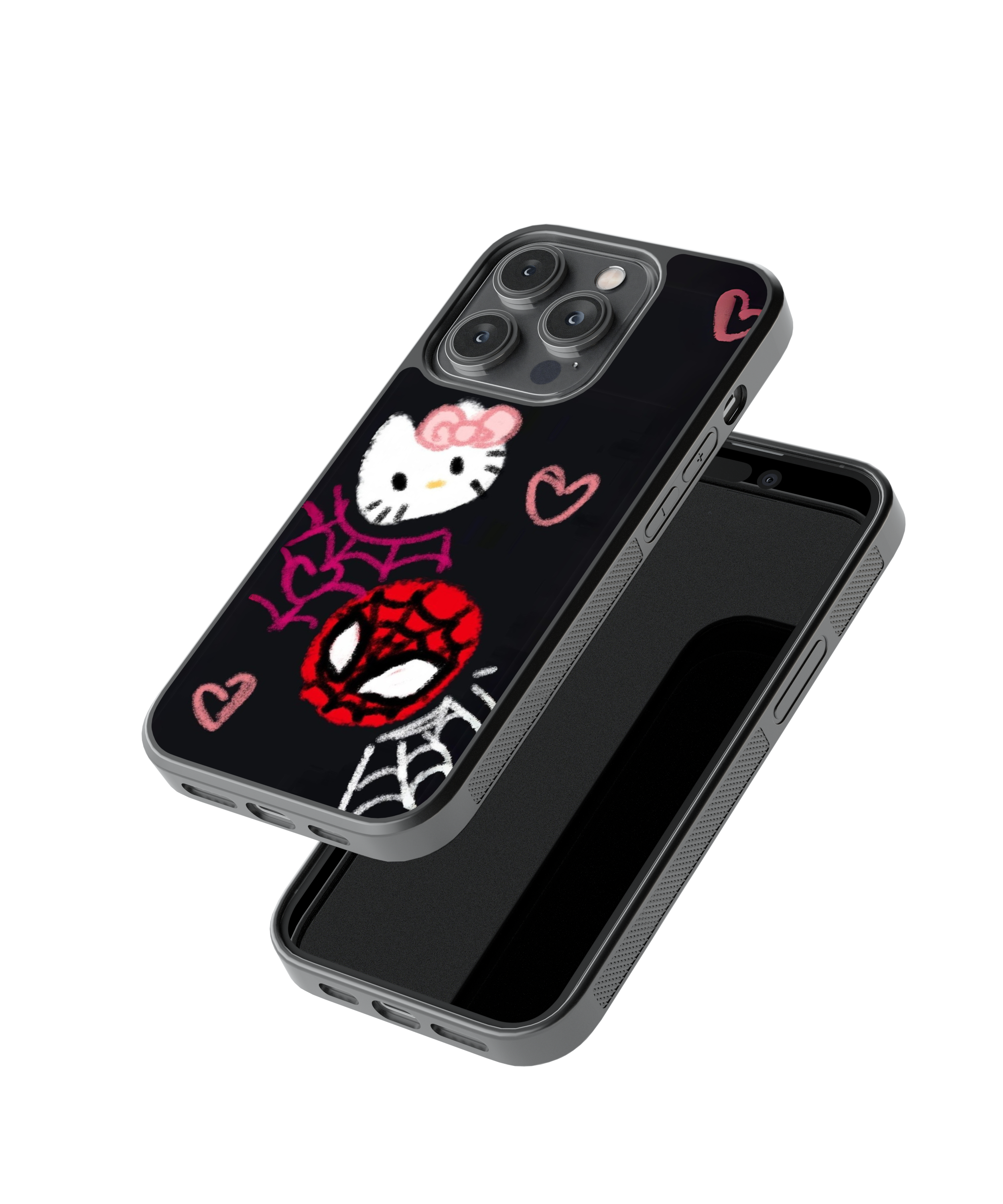 Spidey Whirl | Scribble - Glass Case Cover | Code: 302