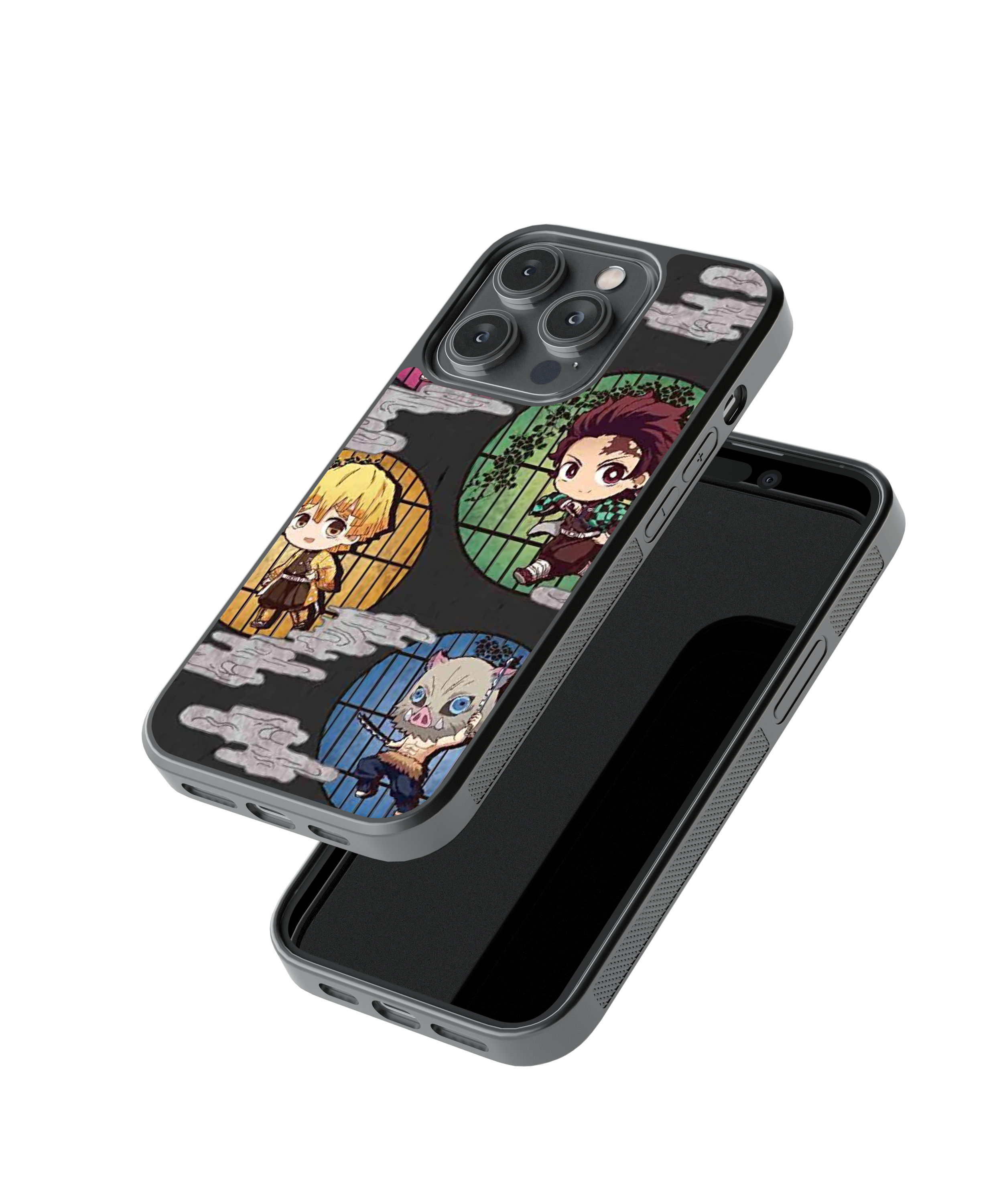 Childhood Squad | Demon Slayer - Glass Case Cover | Code: 234