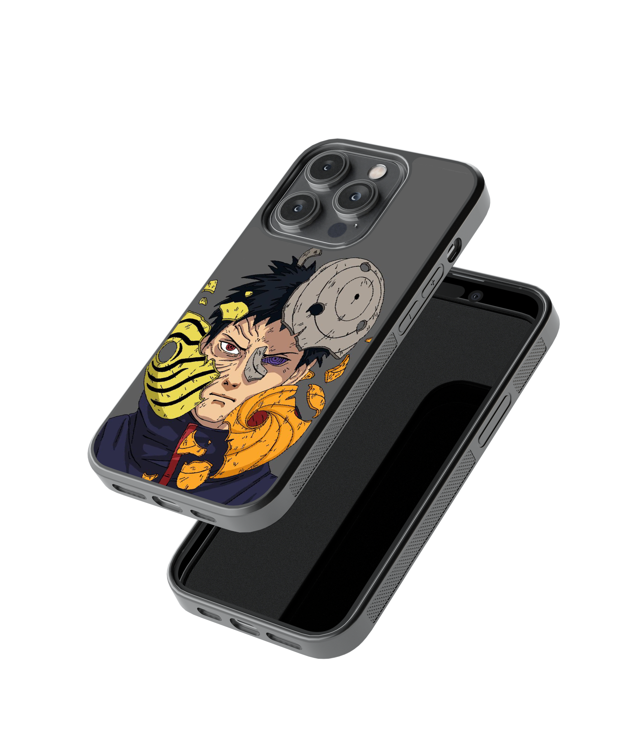 Unmasked Obito | Naruto - Glass Case Cover | Code: 134