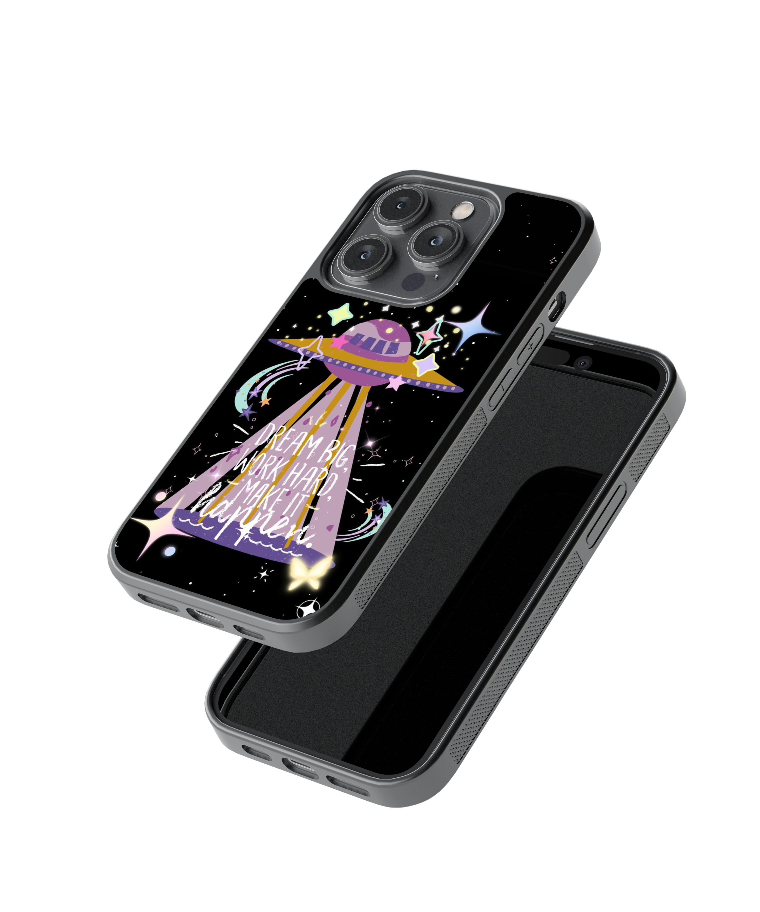 Outline Edge | Scribble - Glass Case Cover | Code: 310