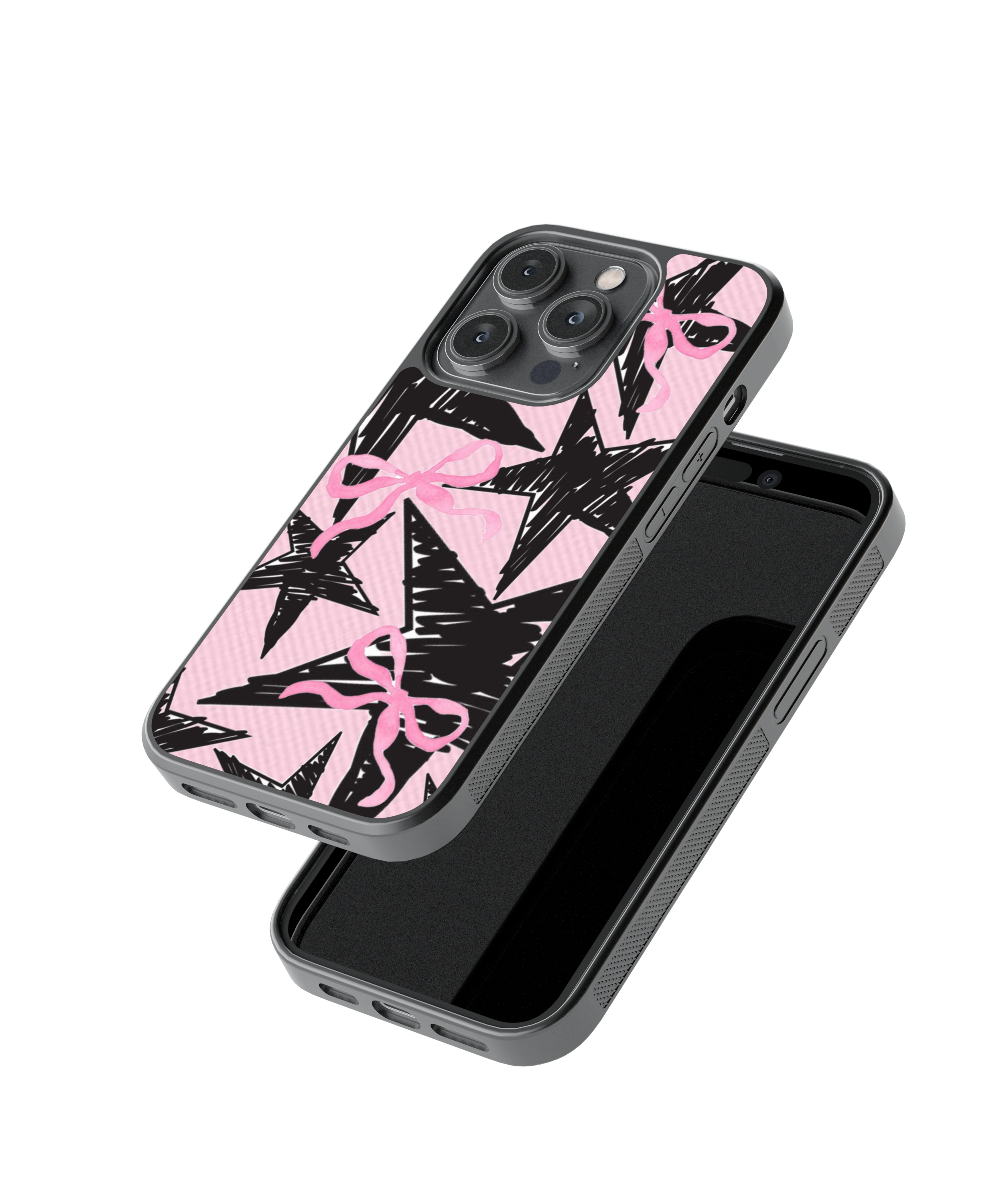 Abstract Twist | Scribble - Glass Case Cover | Code: 304