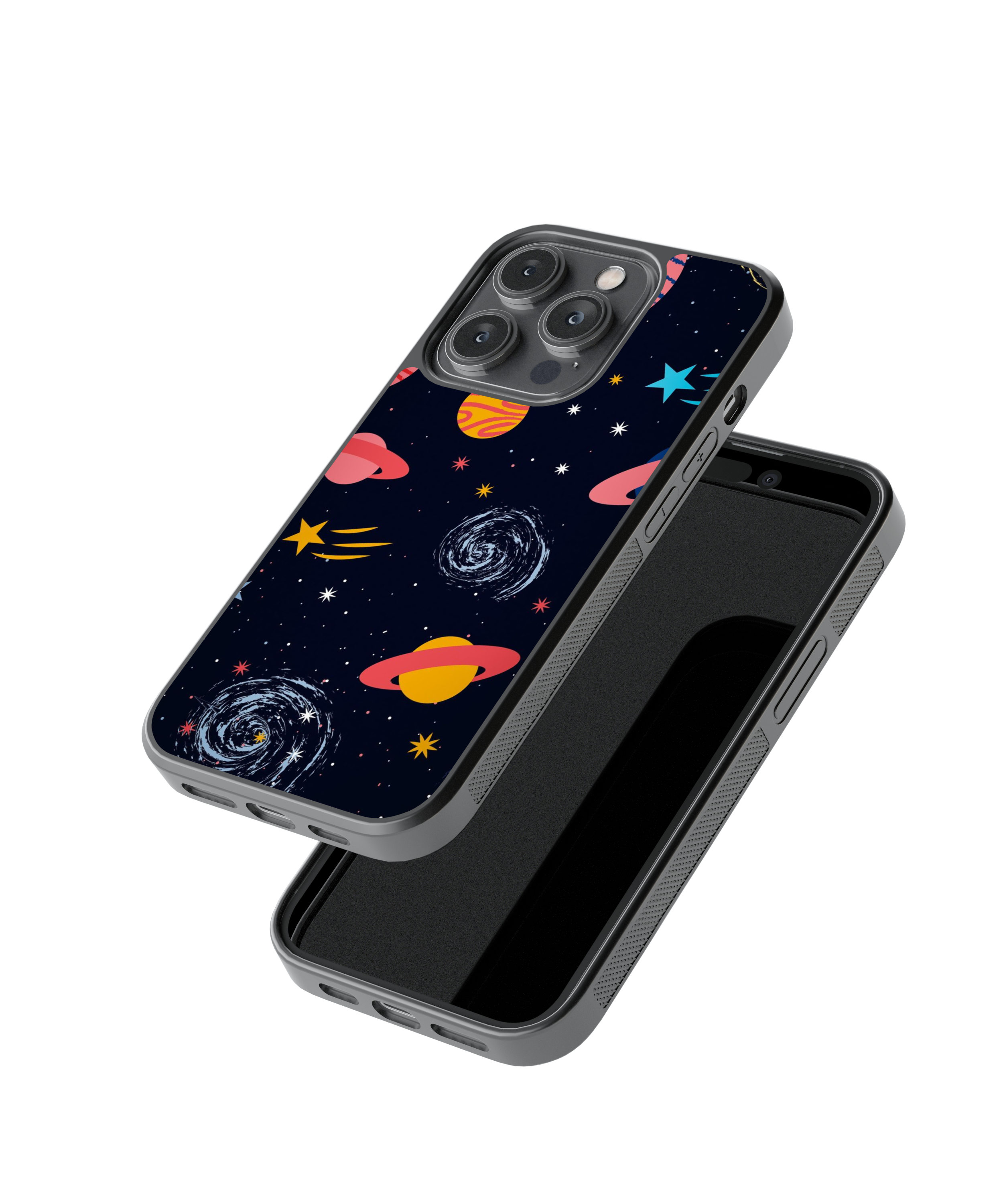 Freehand Space | Scribble - Glass Case Cover | Code: 307