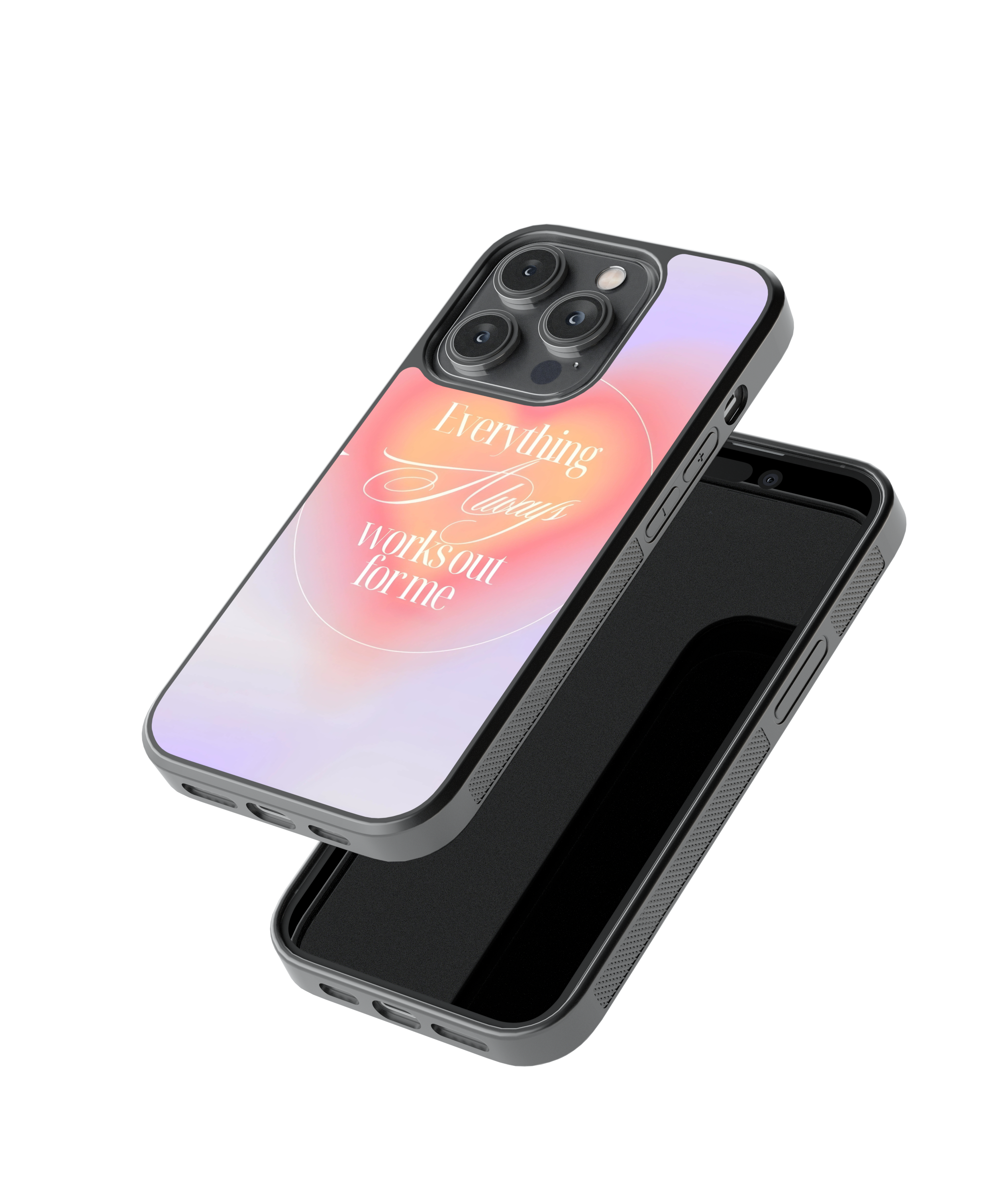 Everything Works Out | Aura - Glass Case Cover | Code: 367