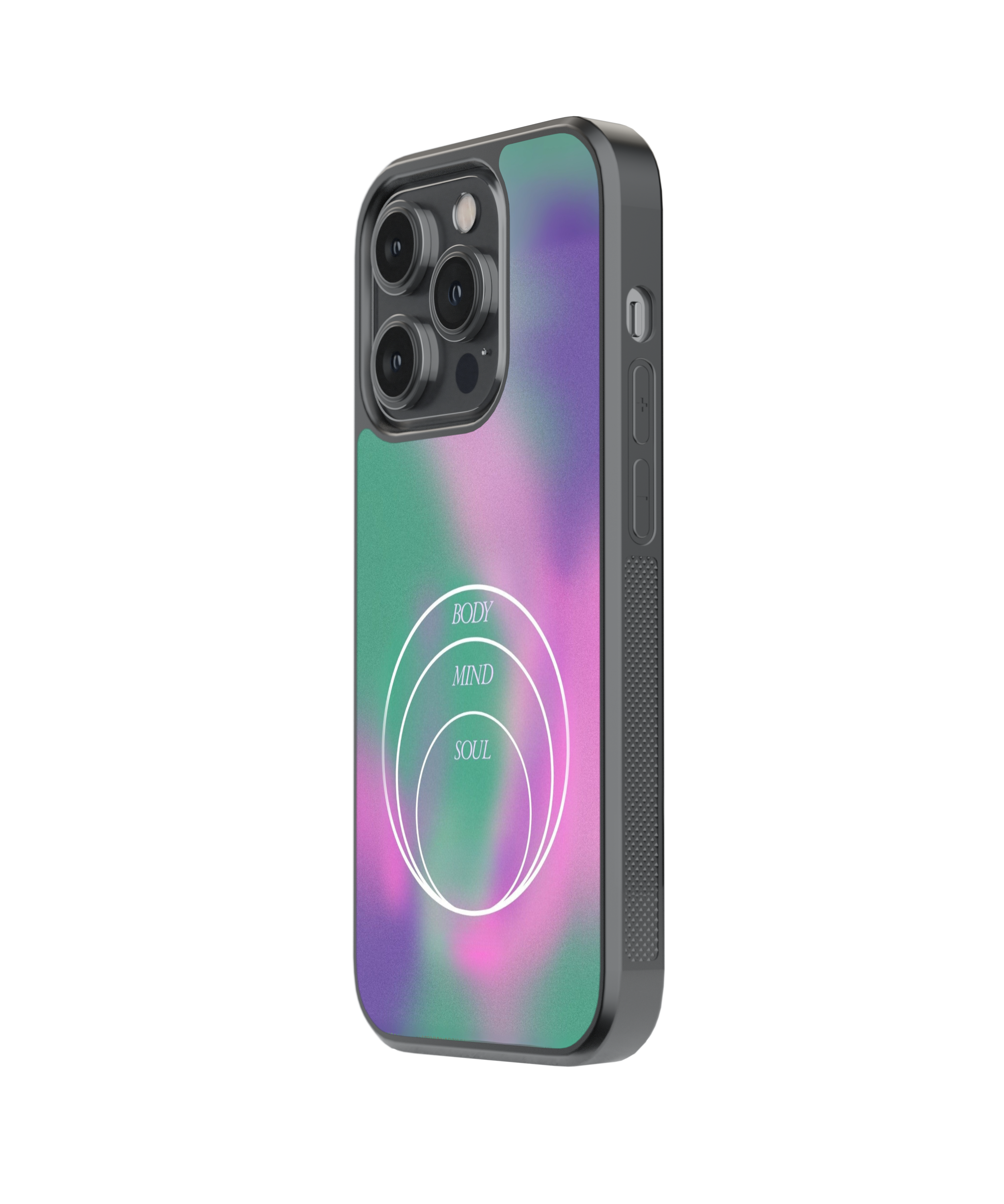 Body Mind Soul | Aura - Glass Case Cover | Code: 361