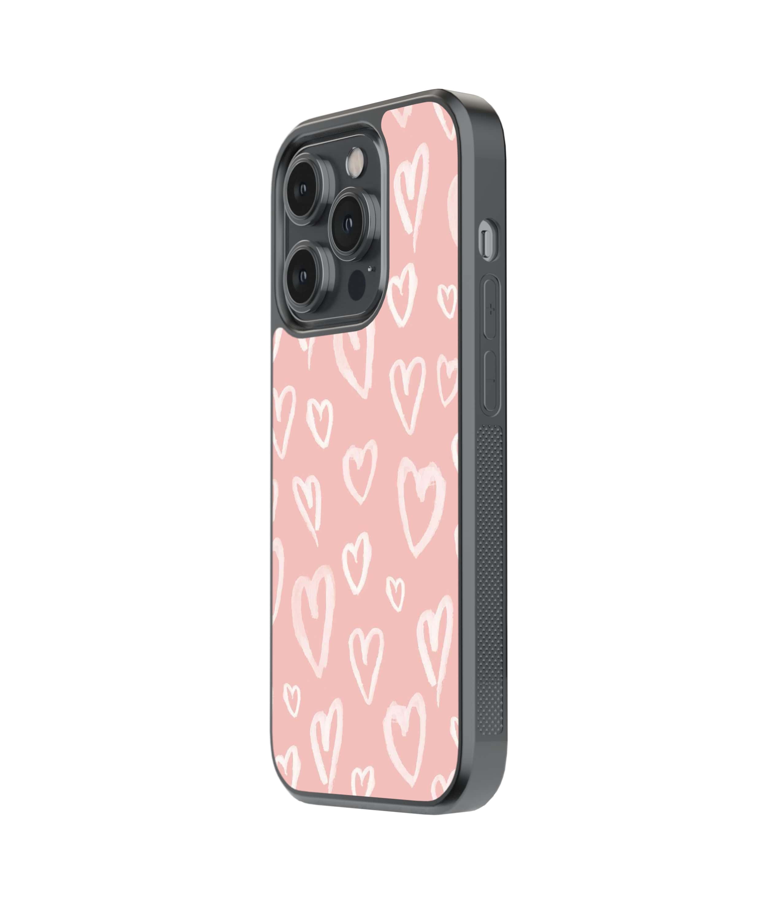 Delight | Hearts - Glass Case Cover | Code: 053