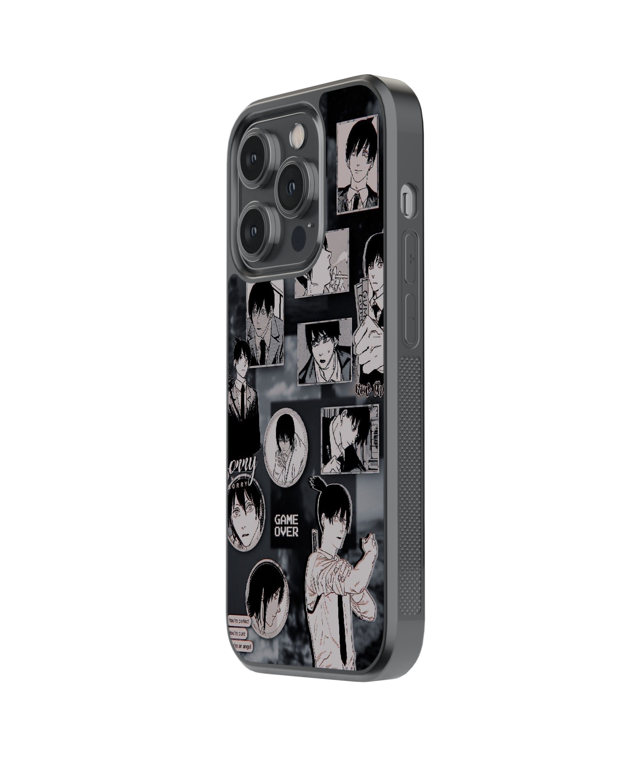 Aki's Chainsaw | Chainsaw man - Glass Case Cover | Code: 244