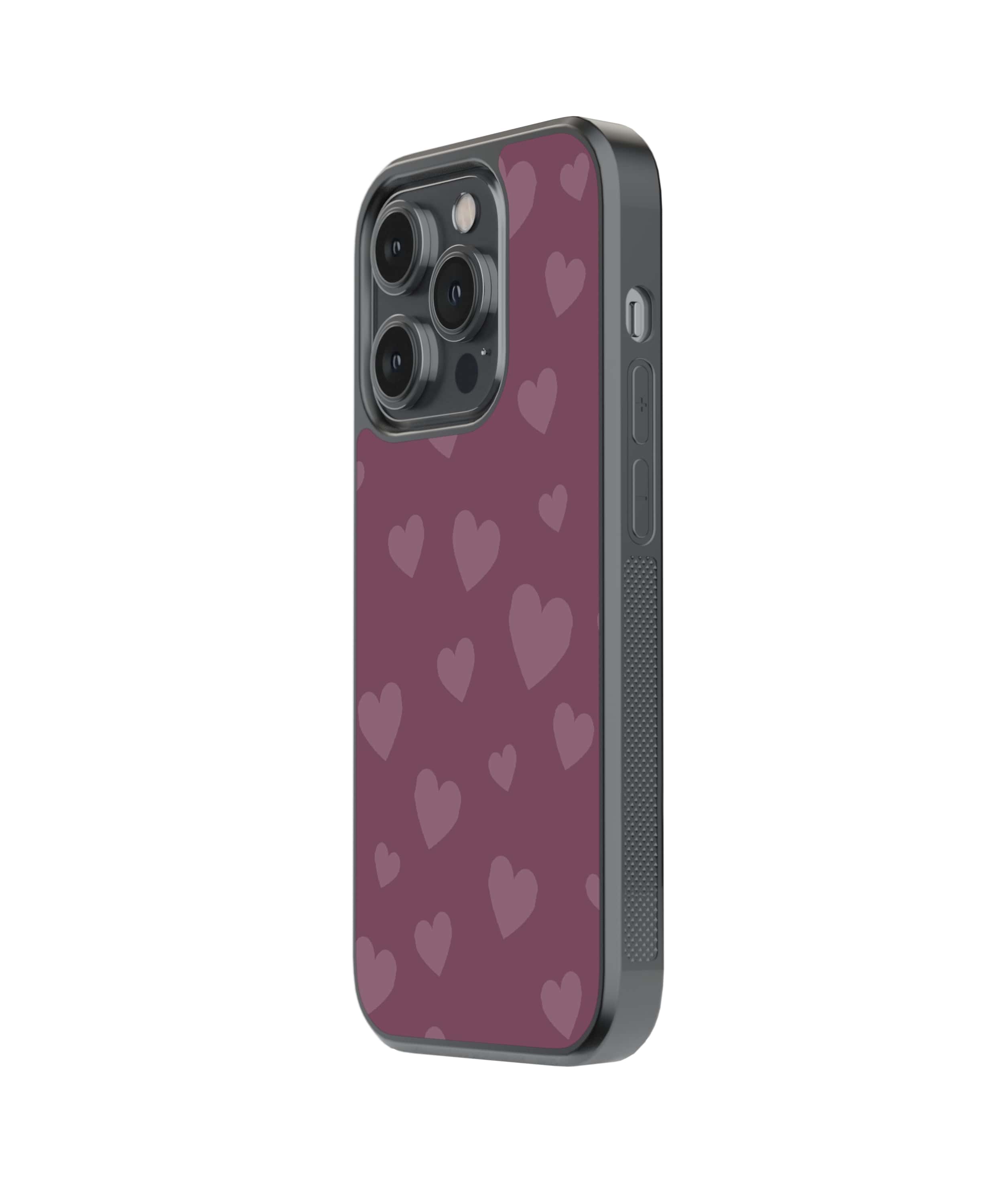 Whimsy | Hearts - Glass Case Cover | Code: 038