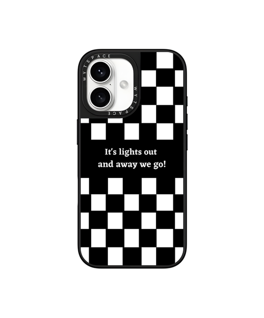 Checkered Start | F1 / Cars - Elite iPhone Case | Code: 404
