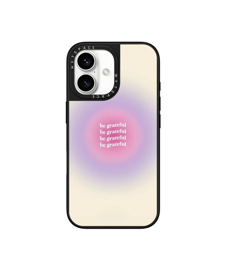 Be Grateful  | Aura - Glass Case Cover | Code: 368