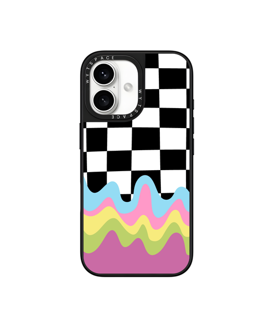 Checker Ripples | Y2k - Elite iPhone Case Cover | Code: 008