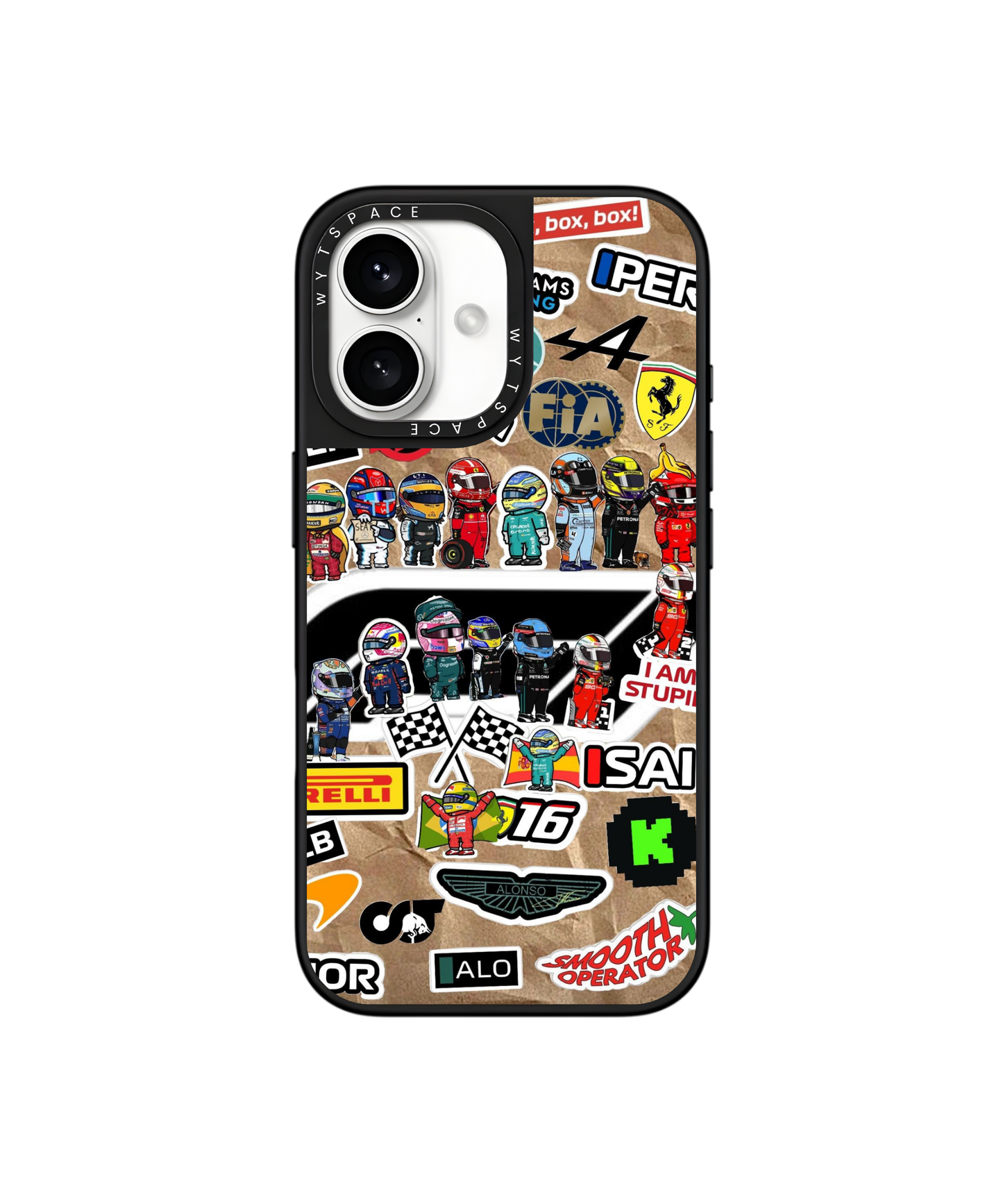F1 Sticker Grid | F1 / Cars - Elite iPhone Case | Code: 405