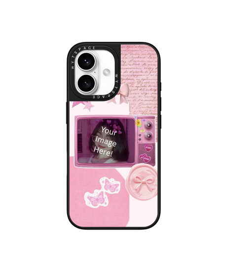 Blush Muse | Personalized Glass Case Cover | Code: 346