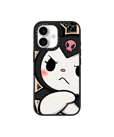 Kuromi Gaze | Pinteresty Glass Case Cover | Code: 270