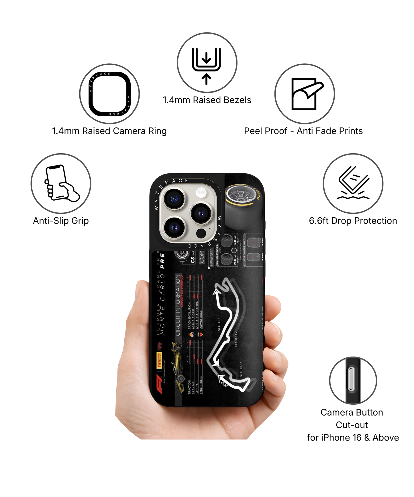 Pit Lane Circuit | F1 / Cars - Elite iPhone Case | Code: 425