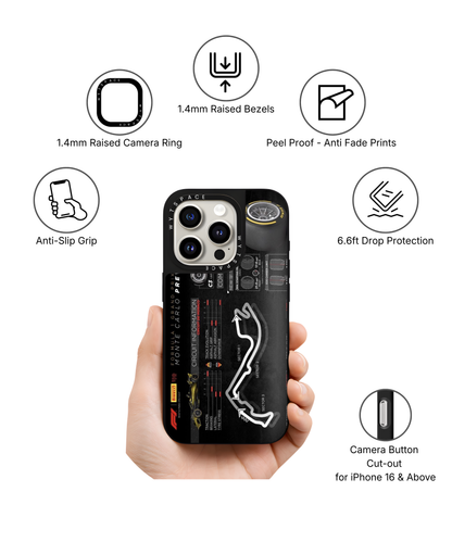 Pit Lane Circuit | F1 / Cars - Elite iPhone Case | Code: 425