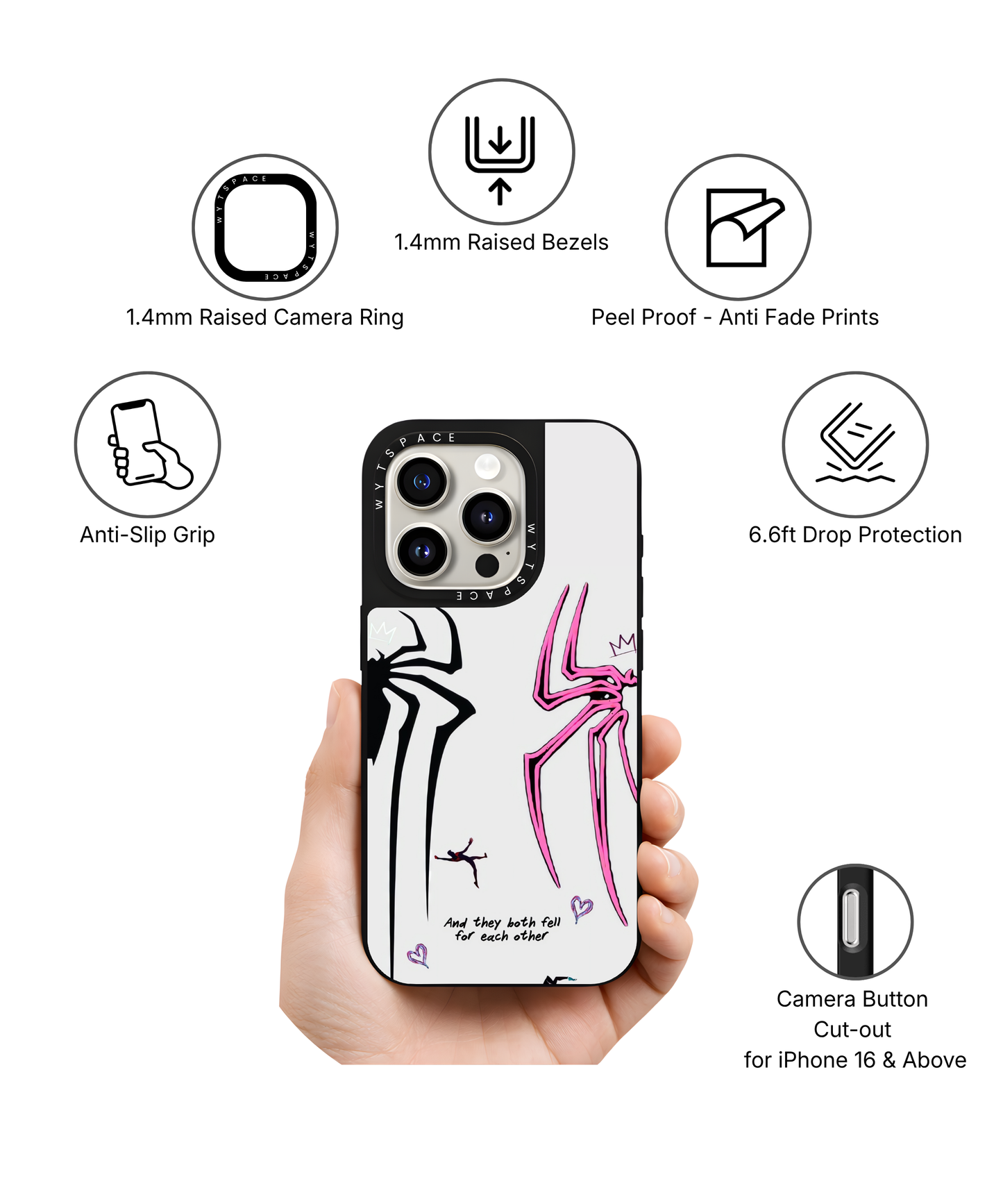 Webbed Duo | Pinteresty Elite iPhone Case Cover | Code: 297