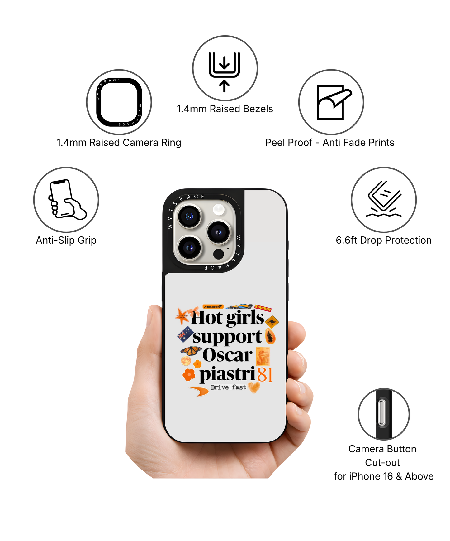 Piastri Girl | F1 / Cars - Elite iPhone Case | Code: 424