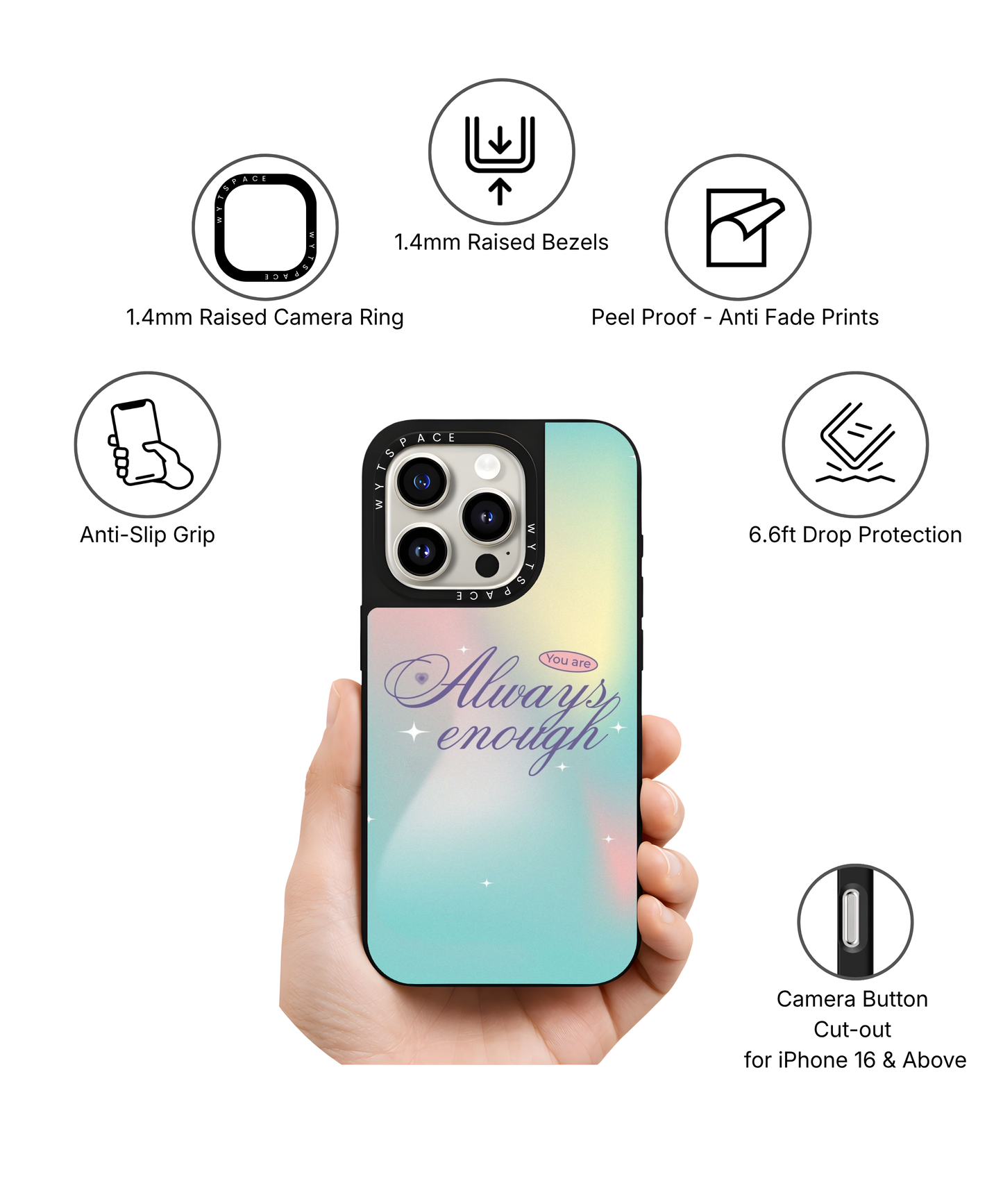 Always Enough | Aura - Elite iPhone Case Cover | Code: 357