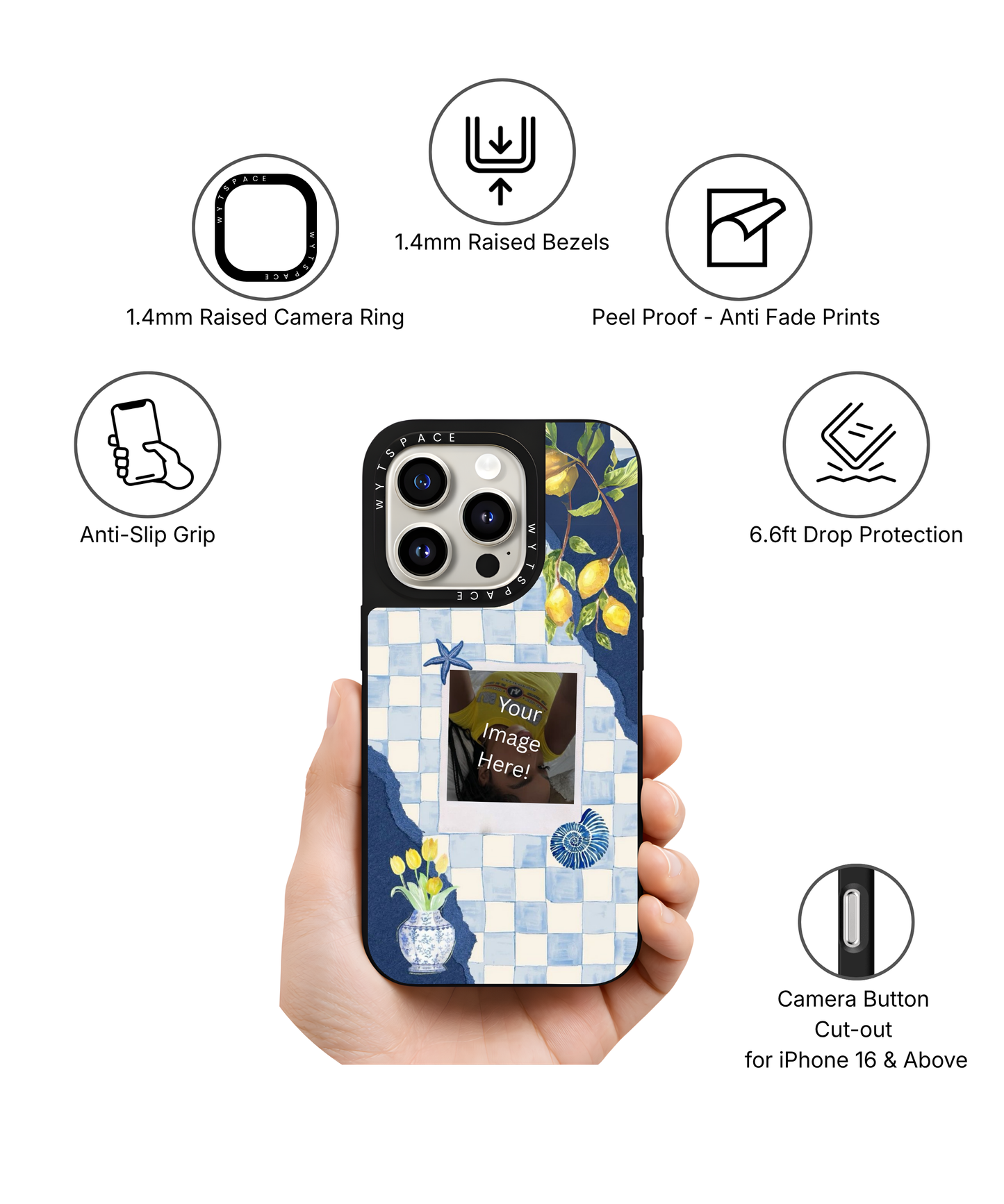 Lemon Check | Personalized Elite iPhone Case Cover | Code: 349