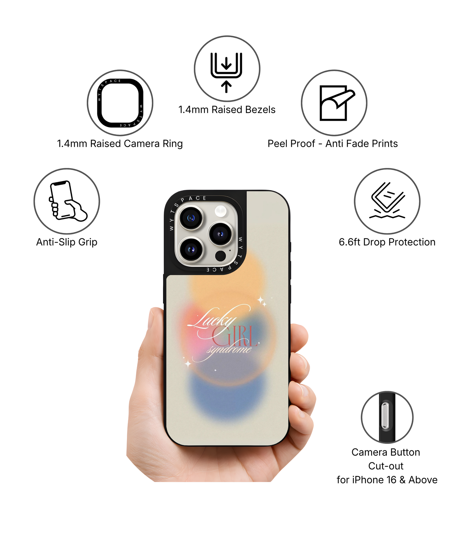 Lucky Girl | Aura - Elite iPhone Case Cover | Code: 362