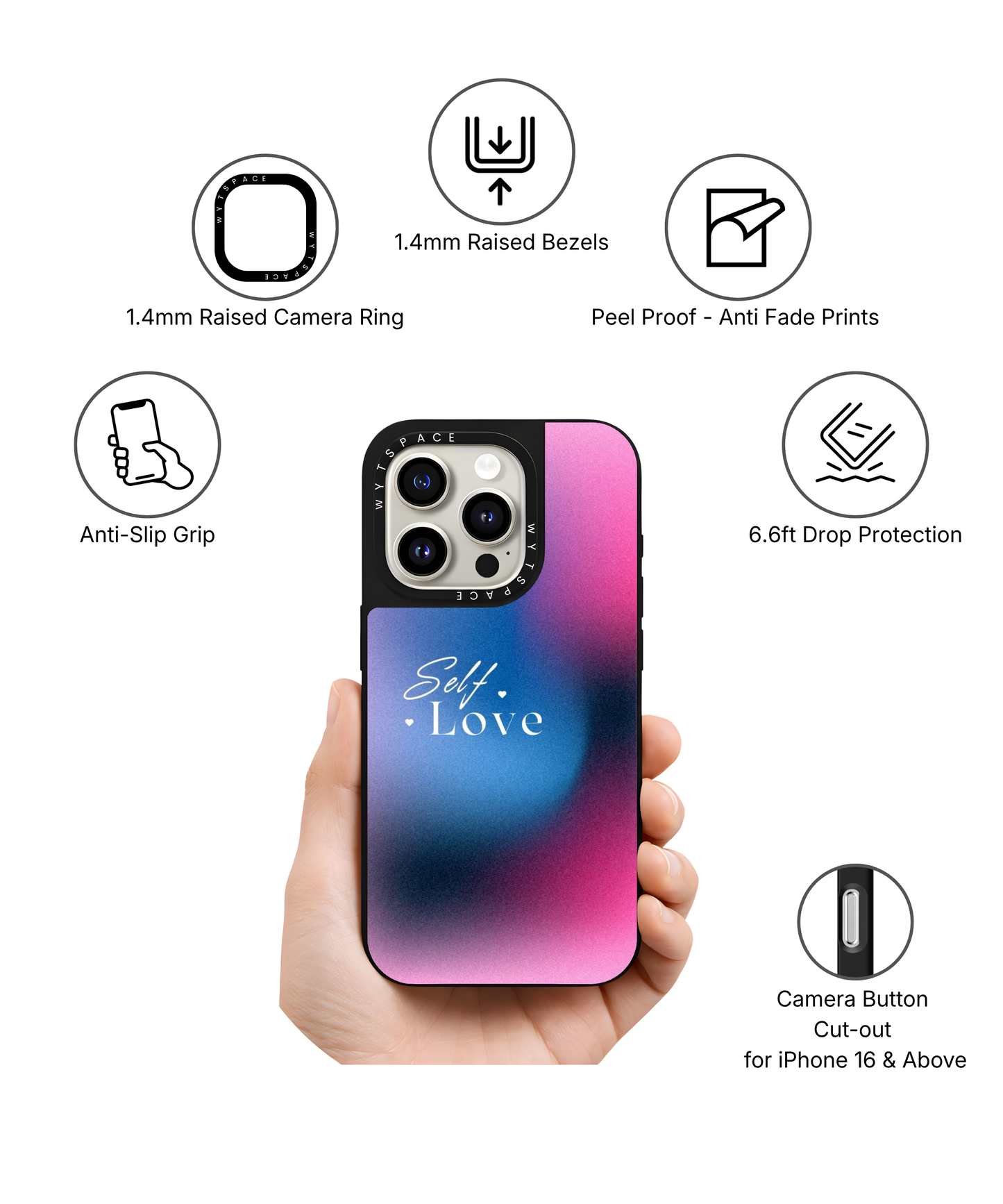 Self Love | Aura - Elite iPhone Case Cover | Code: 365