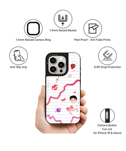 Ink Bloom | Scribble - Elite iPhone Case Cover | Code: 308